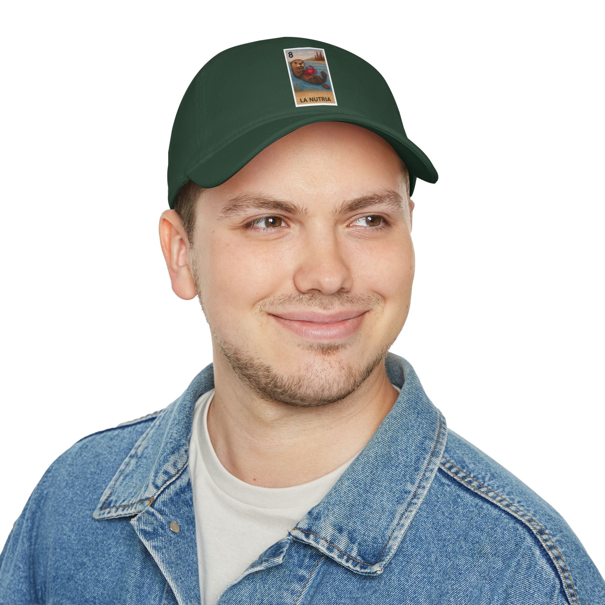 Sea Otter Lotería Unisex - 100% Cotton Baseball Cap (La Nutria)