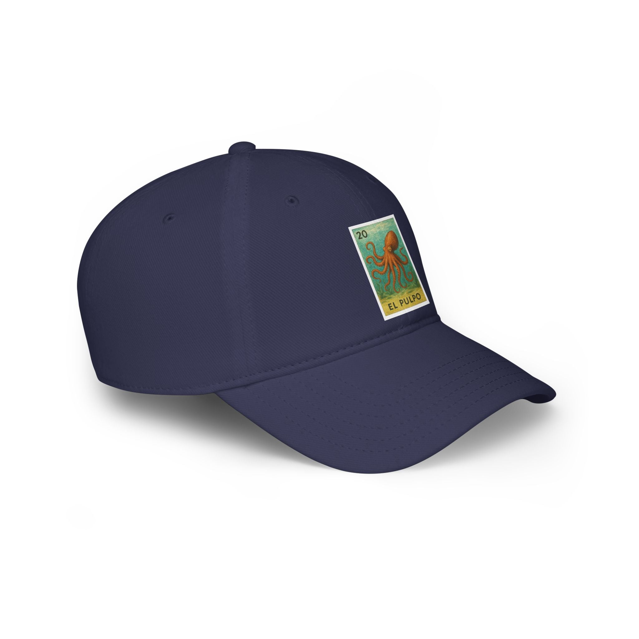 Octopus Lotería Unisex - 100% Cotton Baseball Cap (El Pulpo)