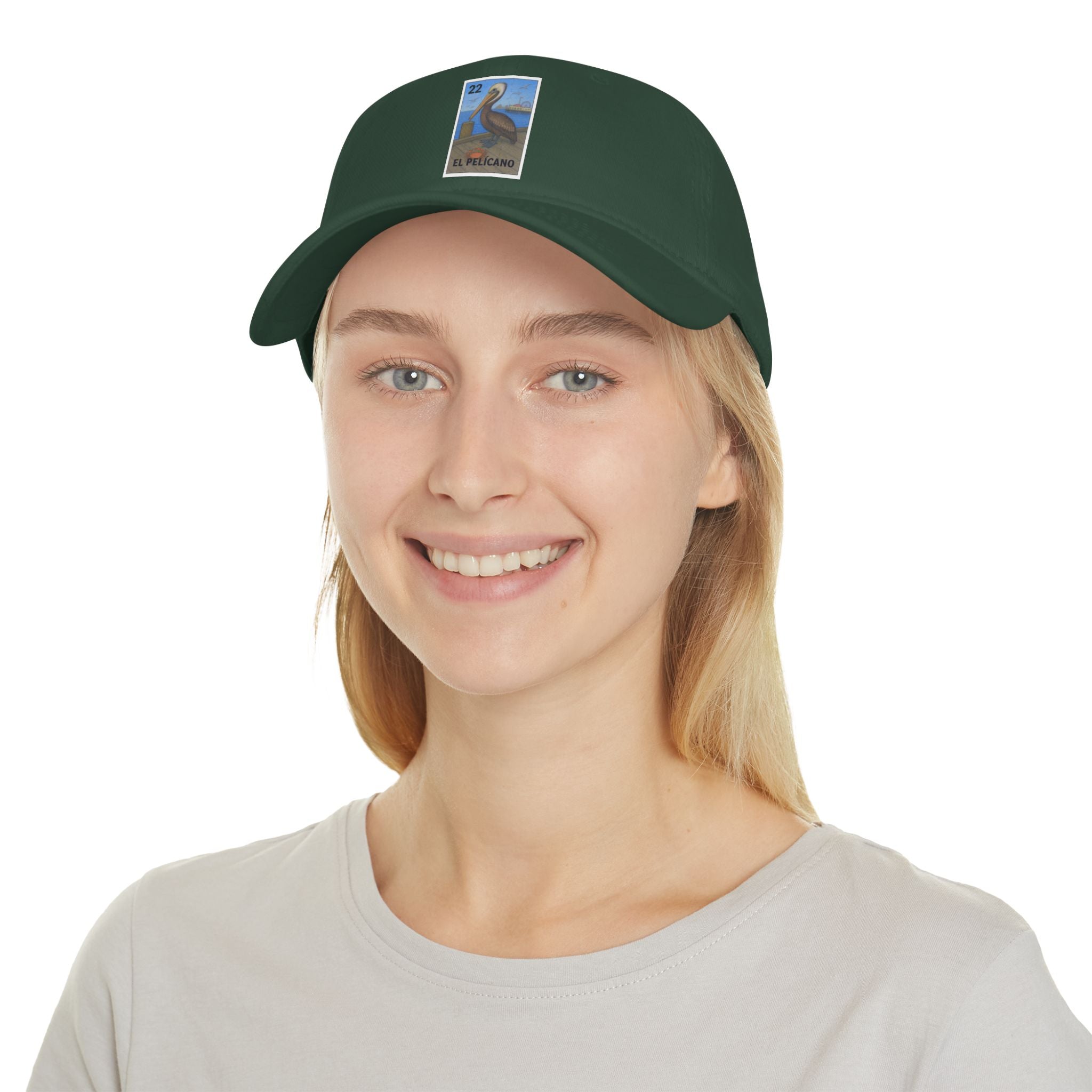 Pelican Lotería Unisex - 100% Cotton Baseball Cap (El Pelícano)