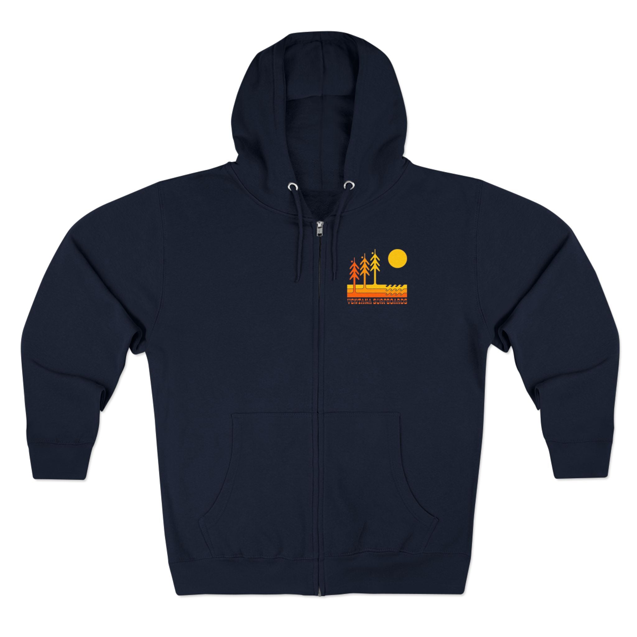 Ventana Circa 78 Unisex - Zip Cotton Blend Fleece Hoodie