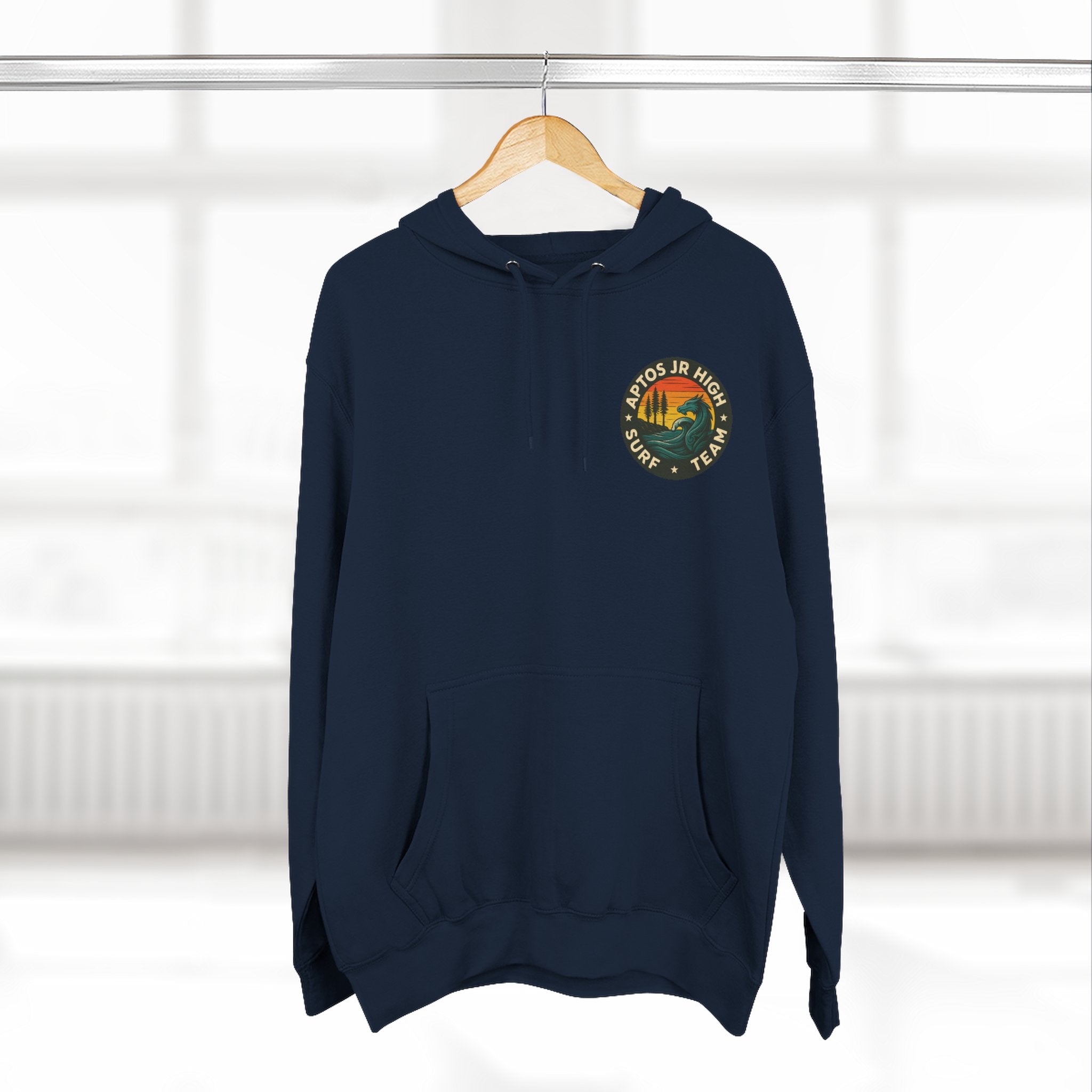 Aptos Junior High Surf Team Unisex - Pull-Over Cotton Blend Fleece Hoodie