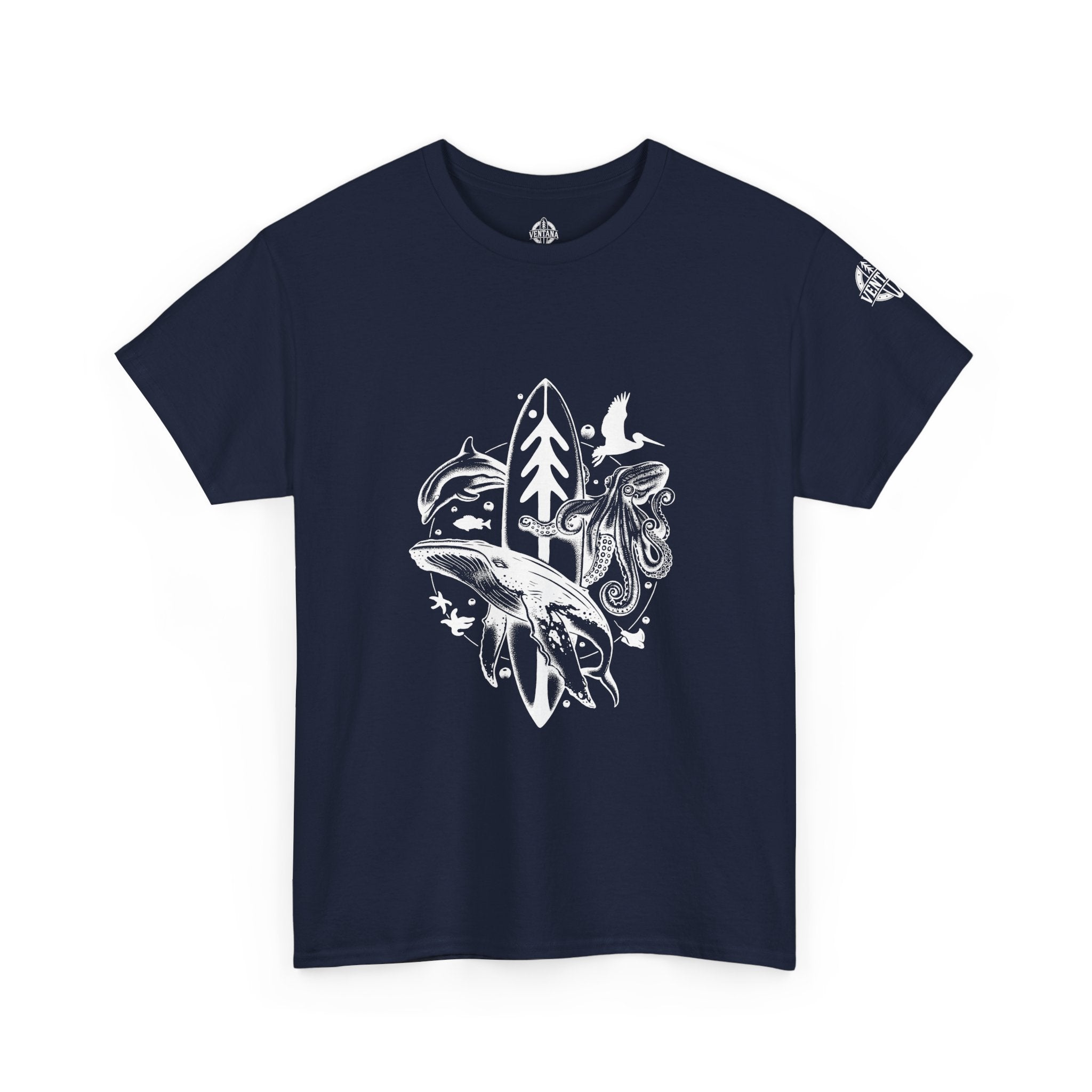 Ventana Monterey Bay by Thiago Bianchini - U.S. Cotton T-Shirt