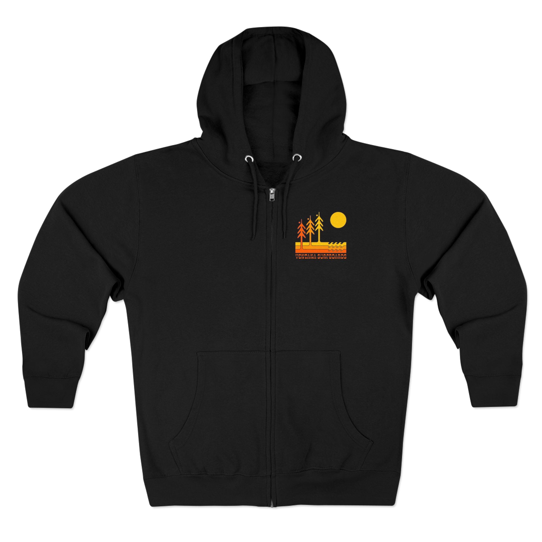 Ventana Circa 78 Unisex - Zip Cotton Blend Fleece Hoodie