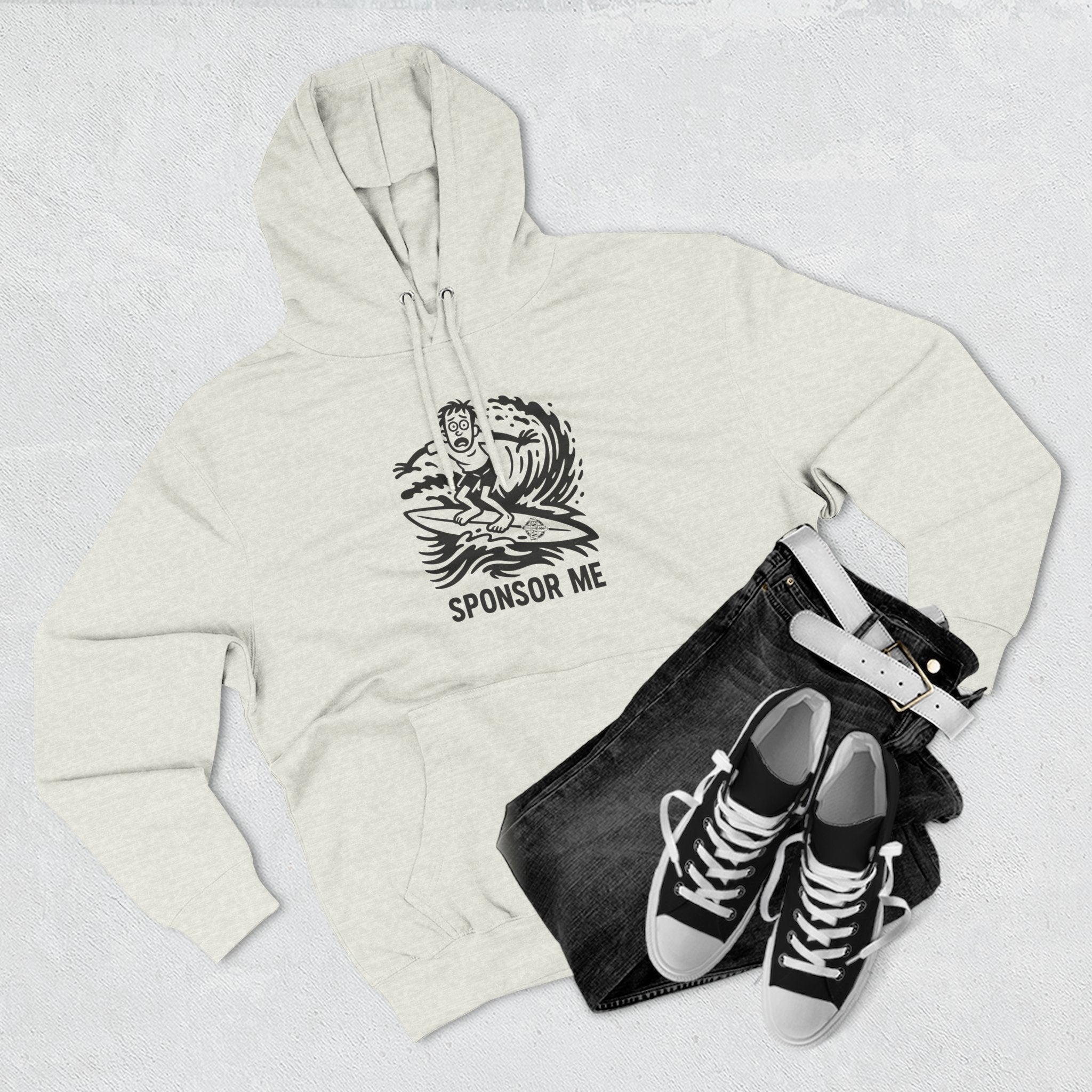 Sponsor Me Unisex - Pull-Over Cotton Blend Fleece Hoodie