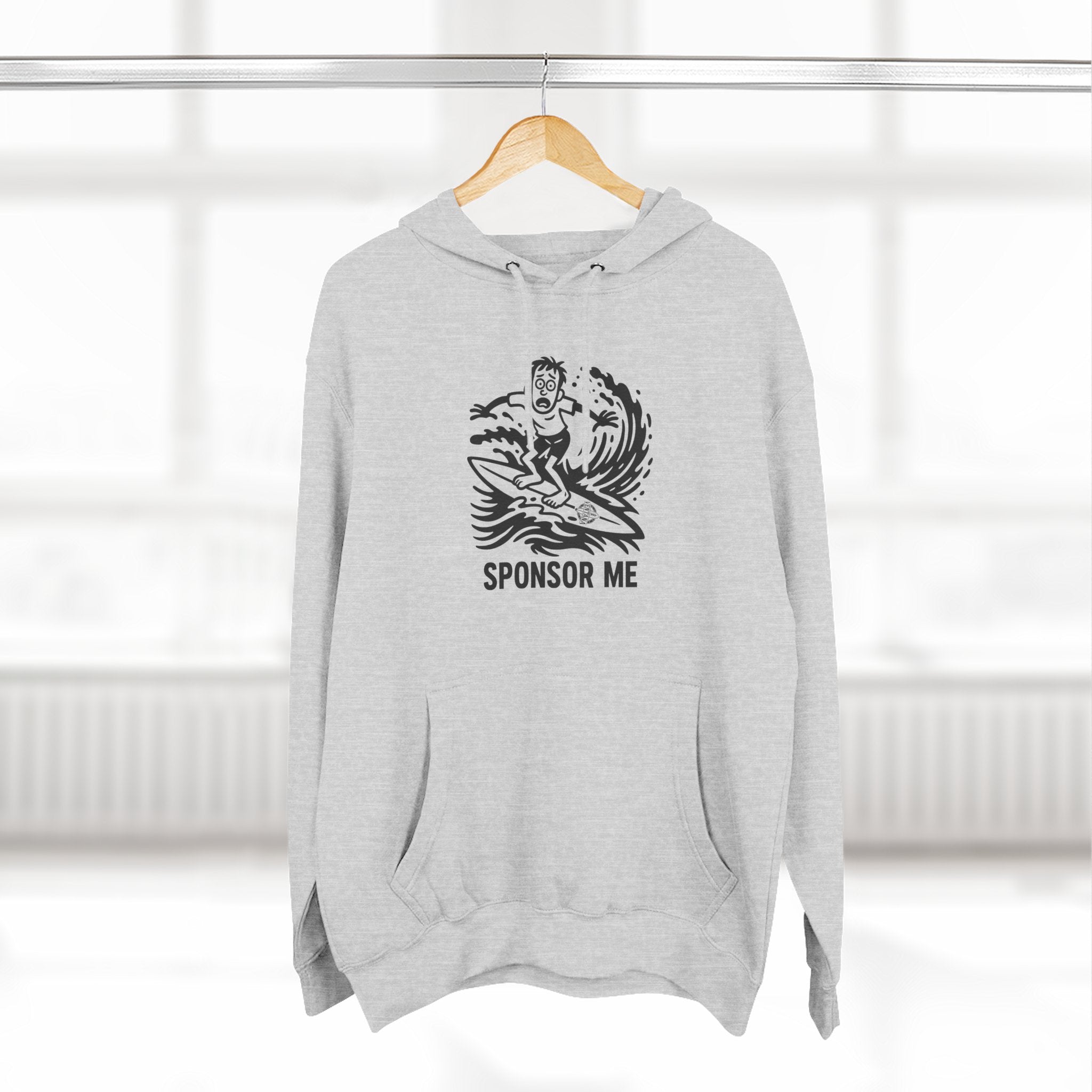 Sponsor Me Unisex - Pull-Over Cotton Blend Fleece Hoodie