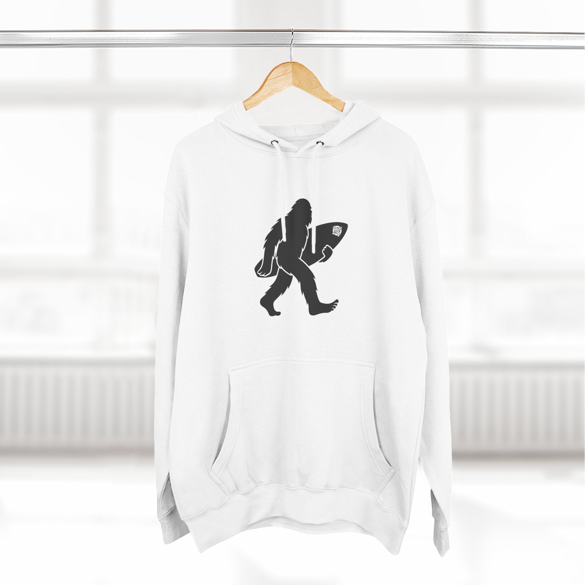 Ventana Surfsquatch Unisex - Pull-Over Cotton Blend Fleece Hoodie
