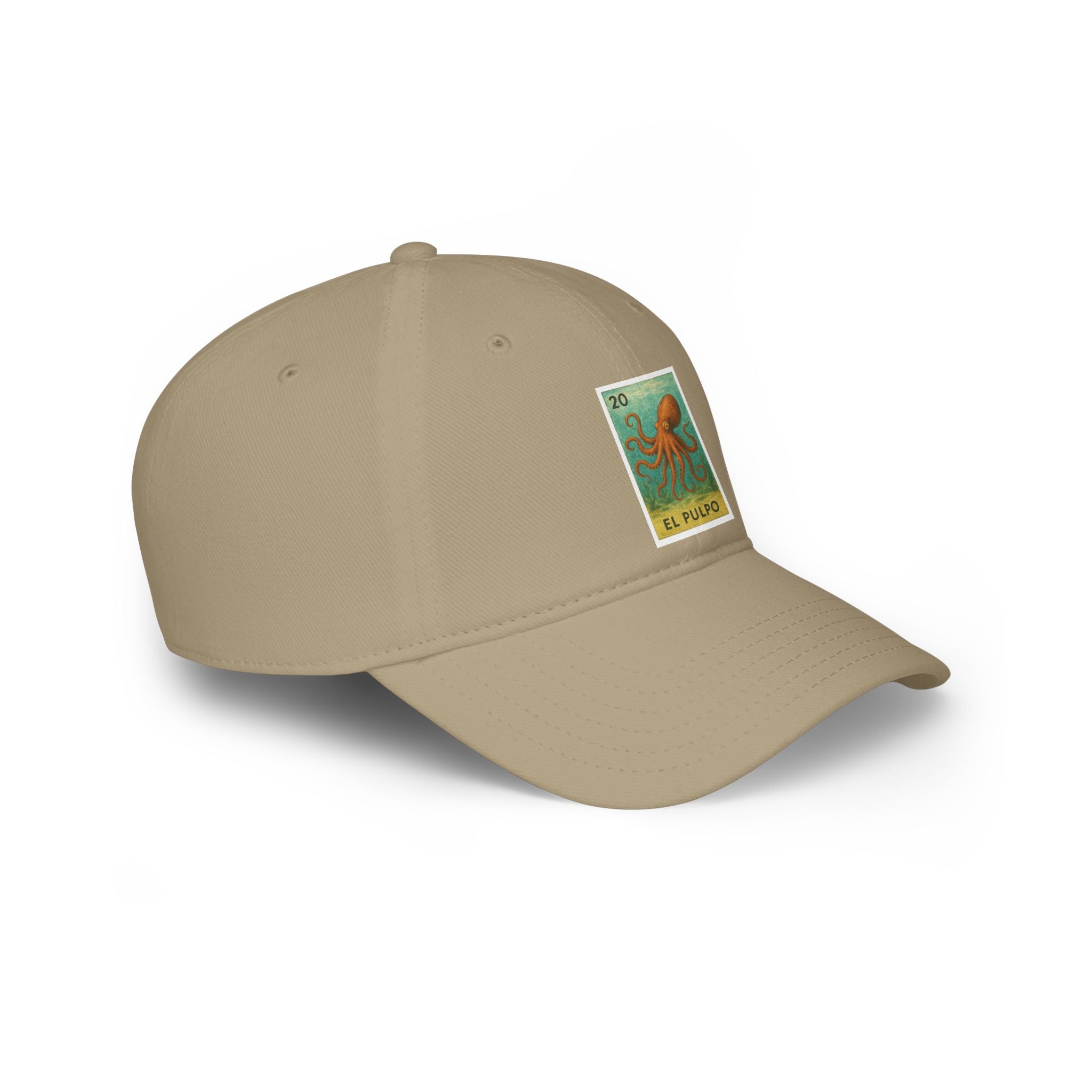 Octopus Lotería Unisex - 100% Cotton Baseball Cap (El Pulpo)