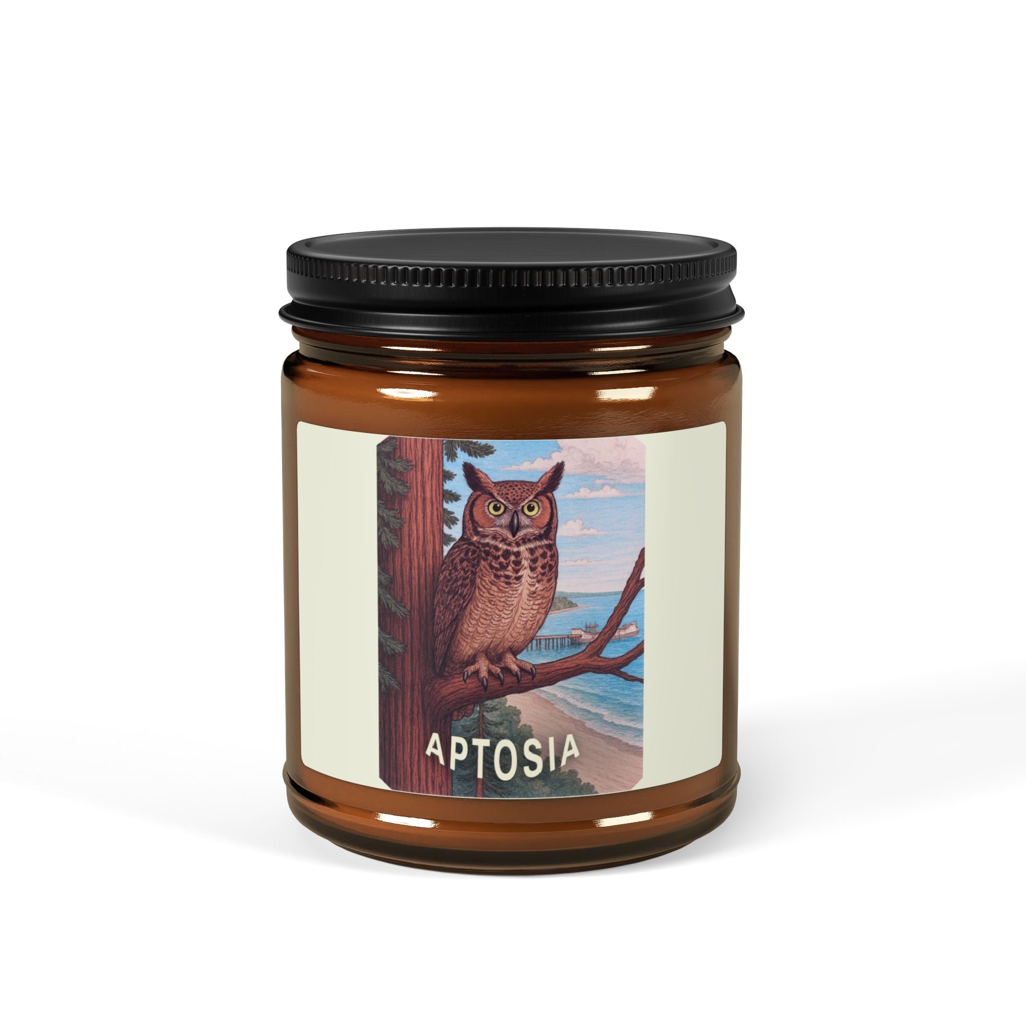 Aptos California Aptosia Owl - Scented Soy Candle