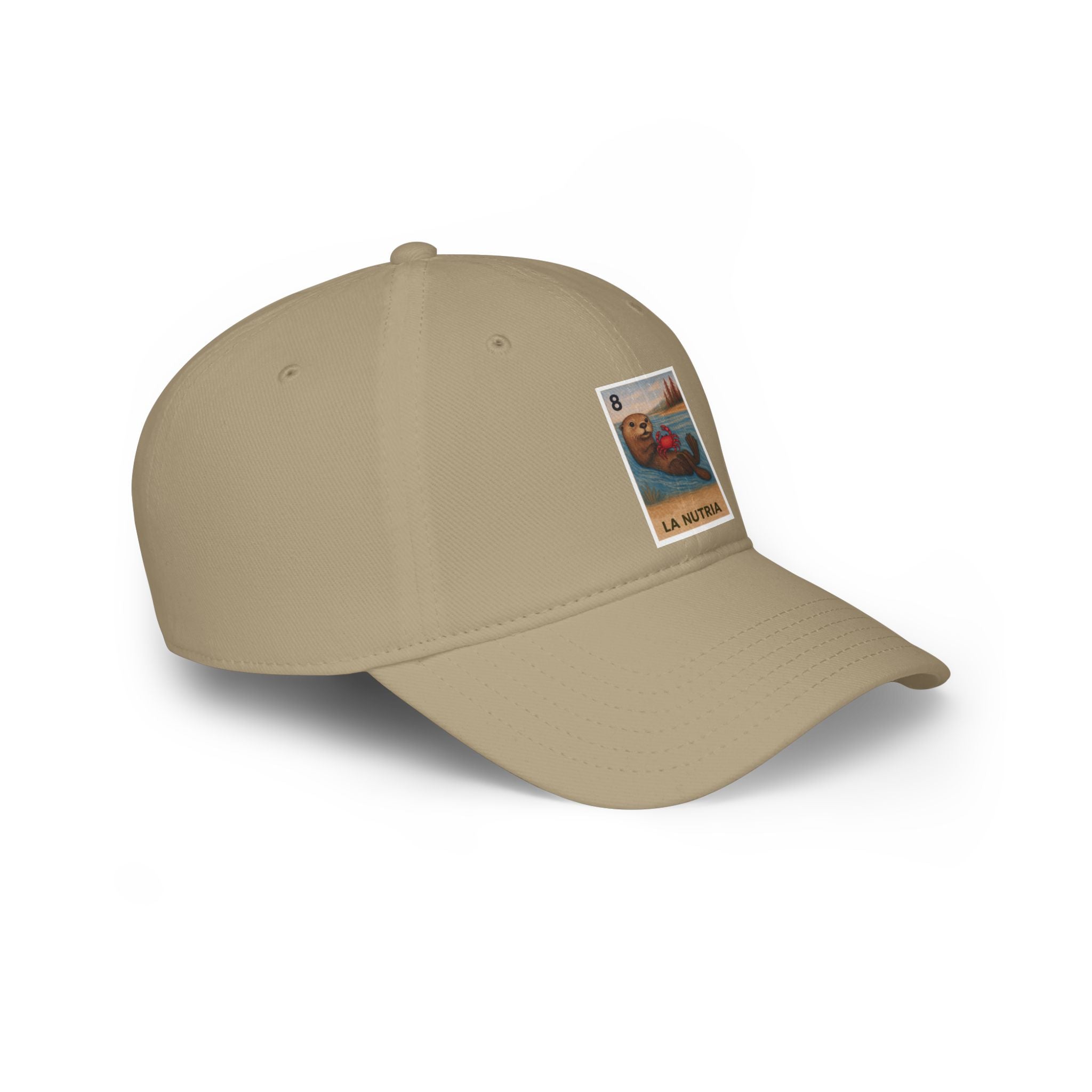 Sea Otter Lotería Unisex - 100% Cotton Baseball Cap (La Nutria)