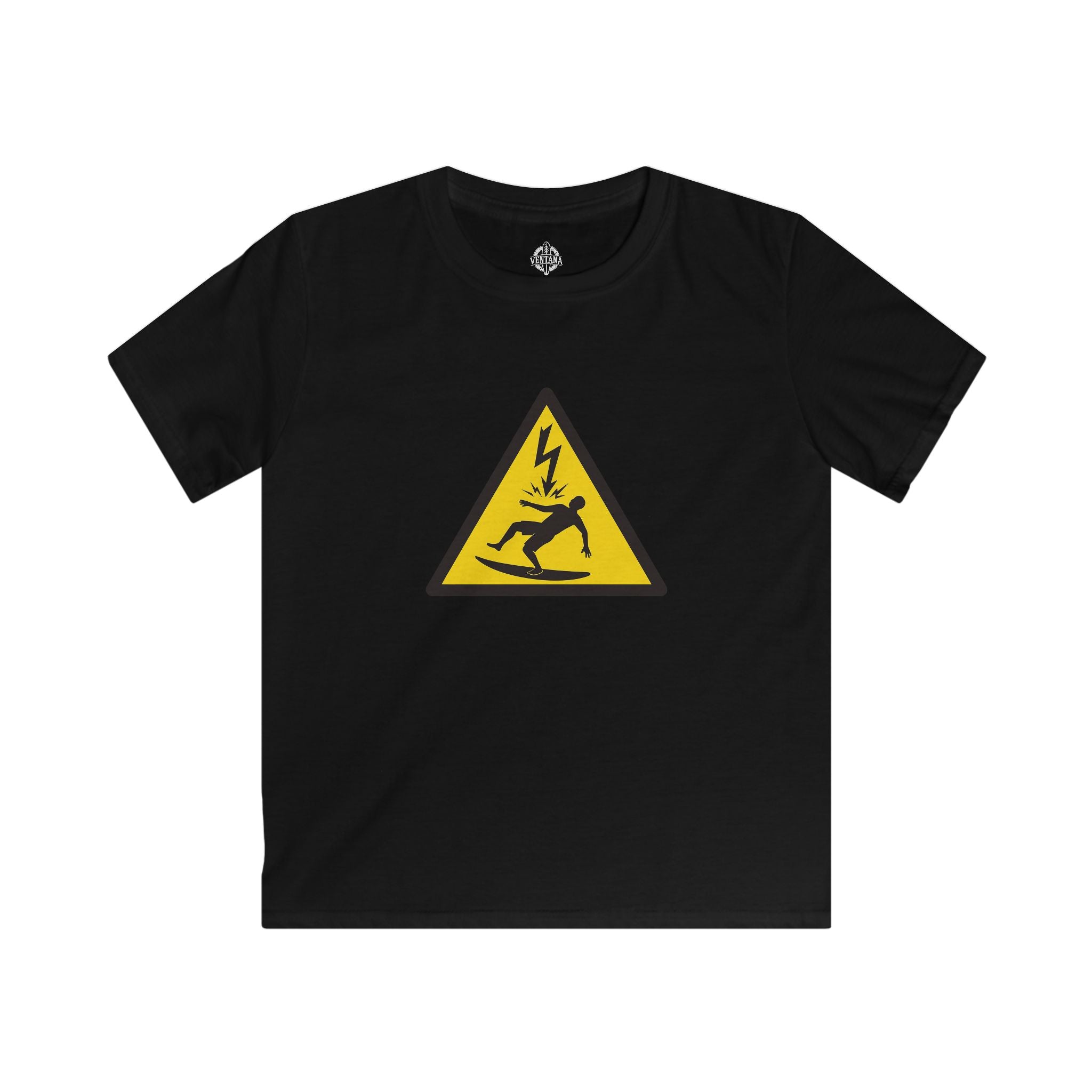 Electric Surfer Kids - Soft Style U.S. Cotton T-Shirt