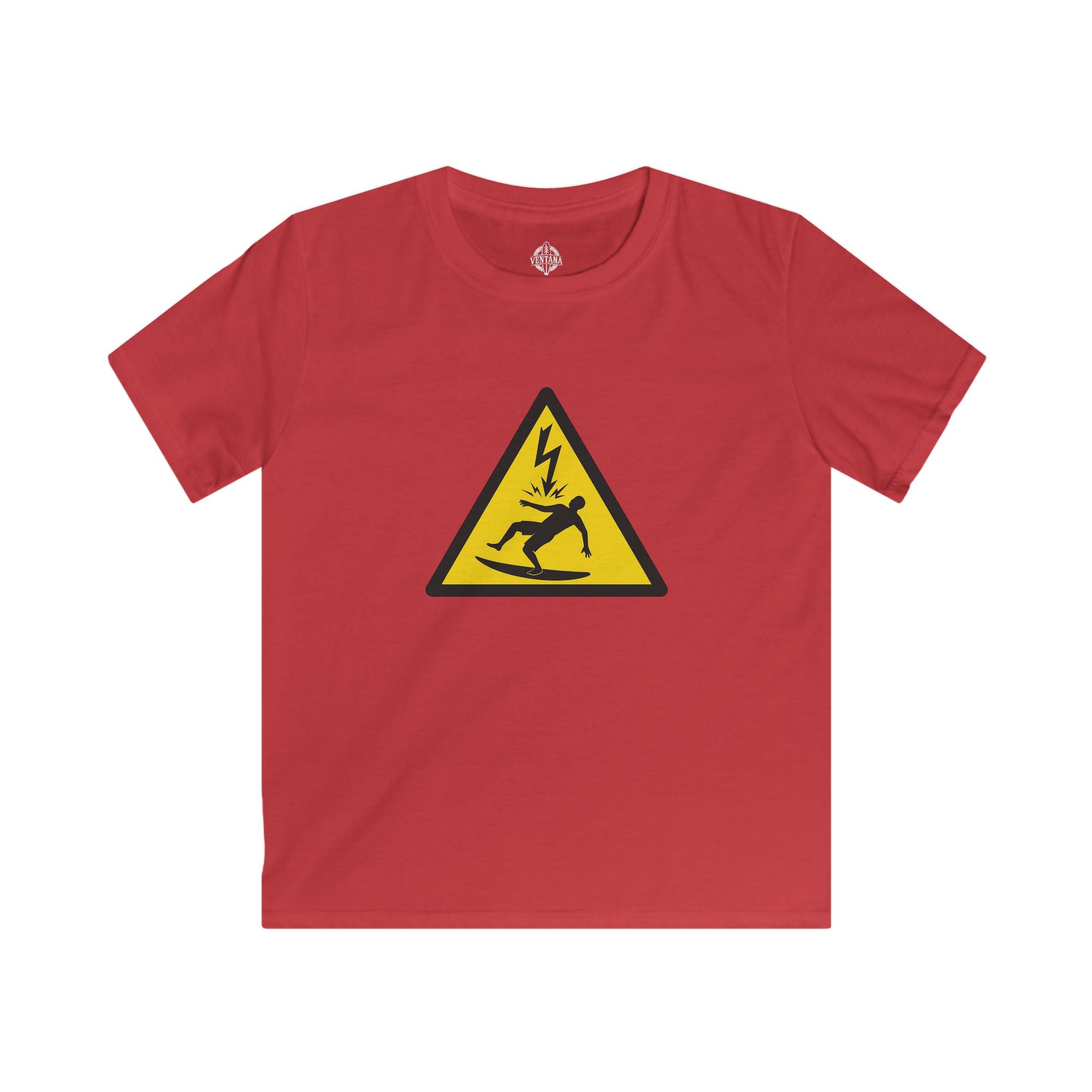 Electric Surfer Kids - Soft Style U.S. Cotton T-Shirt
