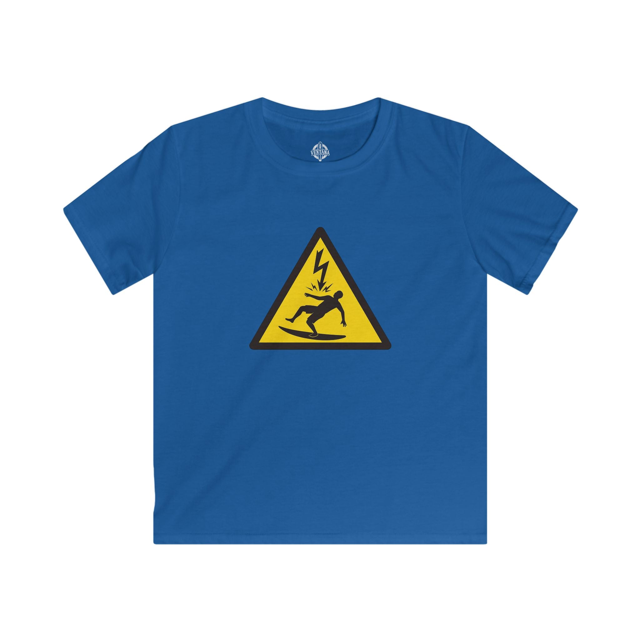 Electric Surfer Kids - Soft Style U.S. Cotton T-Shirt