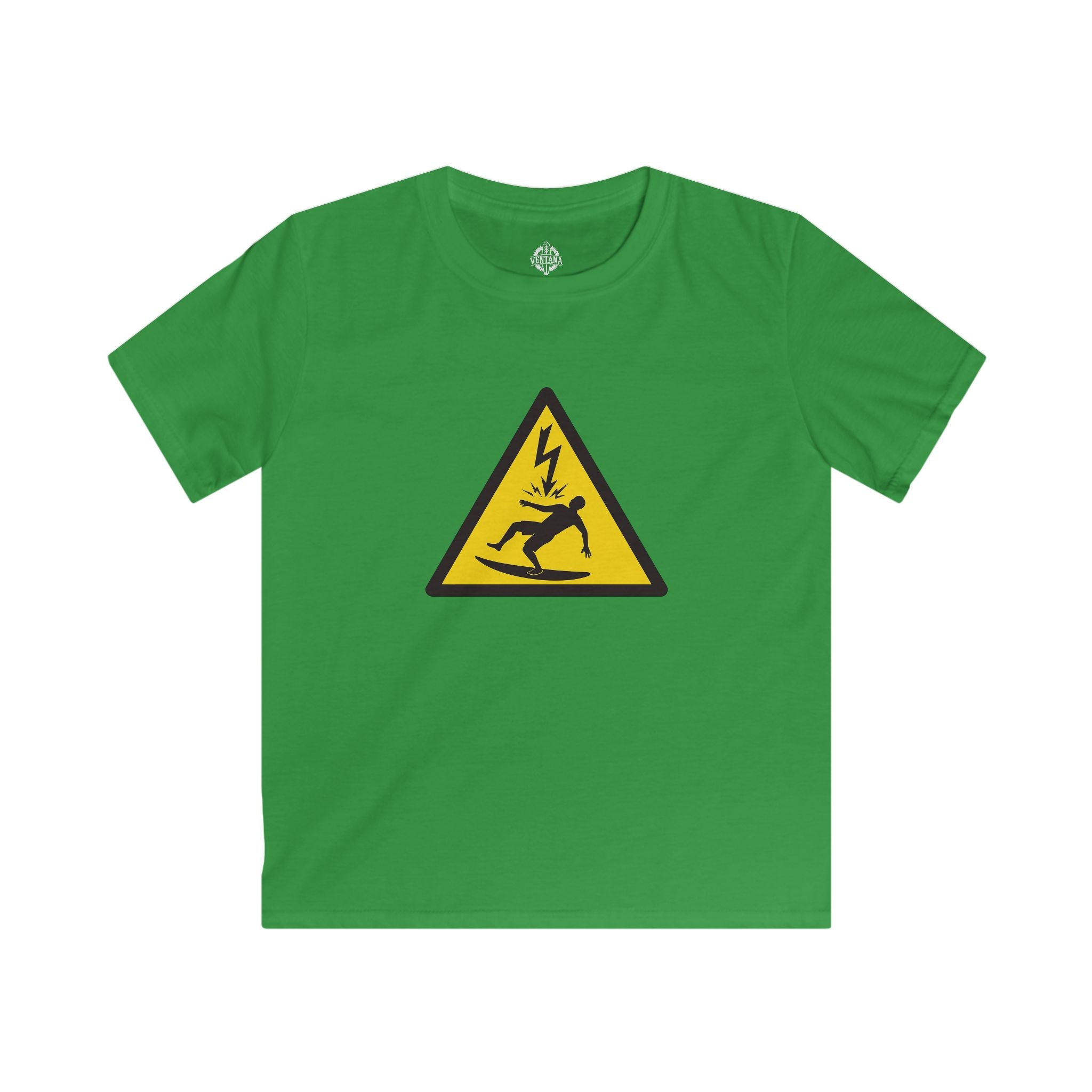 Electric Surfer Kids - Soft Style U.S. Cotton T-Shirt