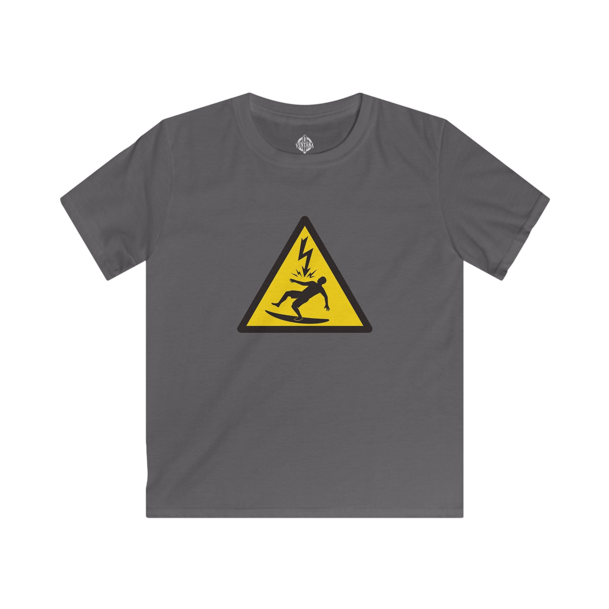 Electric Surfer Kids - Soft Style U.S. Cotton T-Shirt