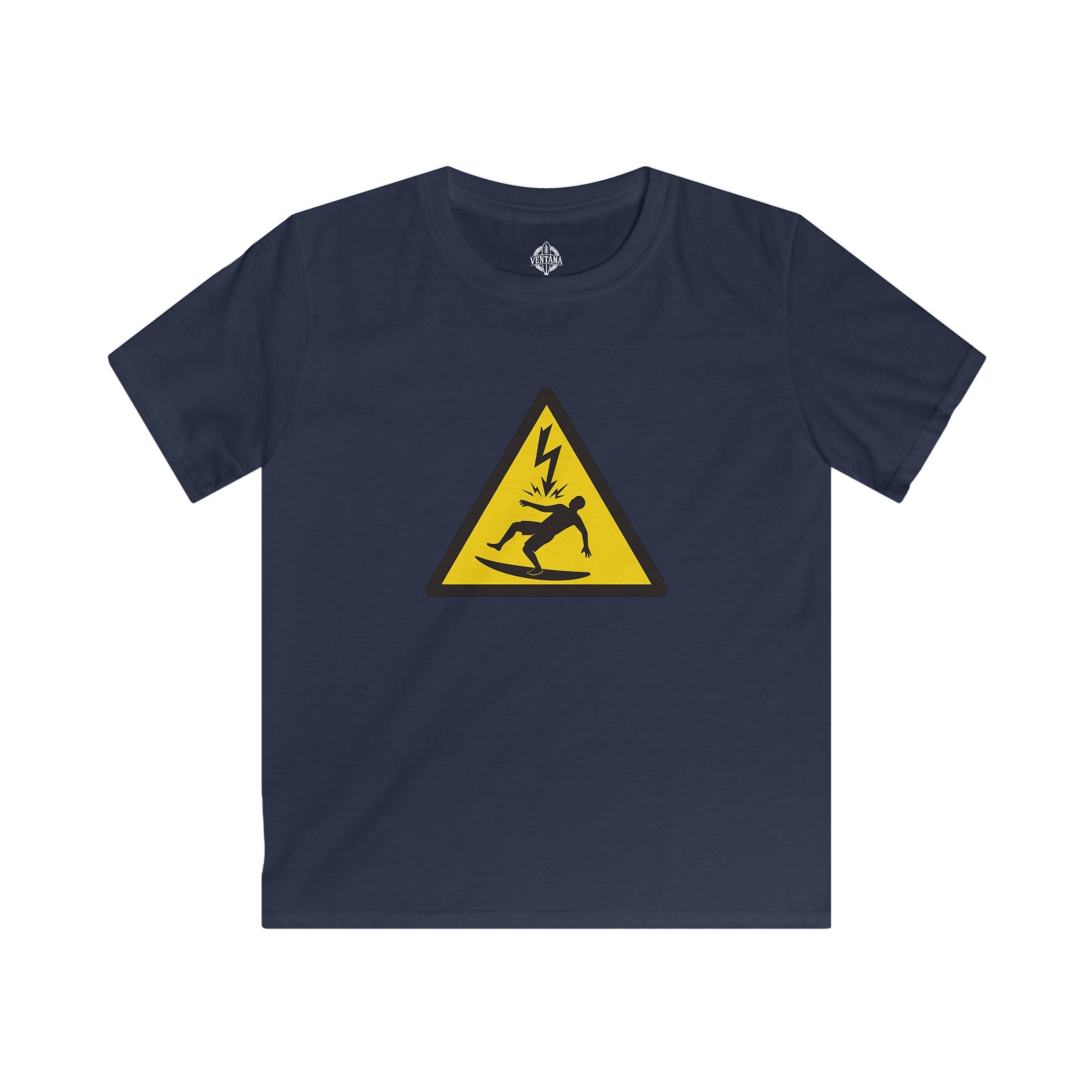 Electric Surfer Kids - Soft Style U.S. Cotton T-Shirt