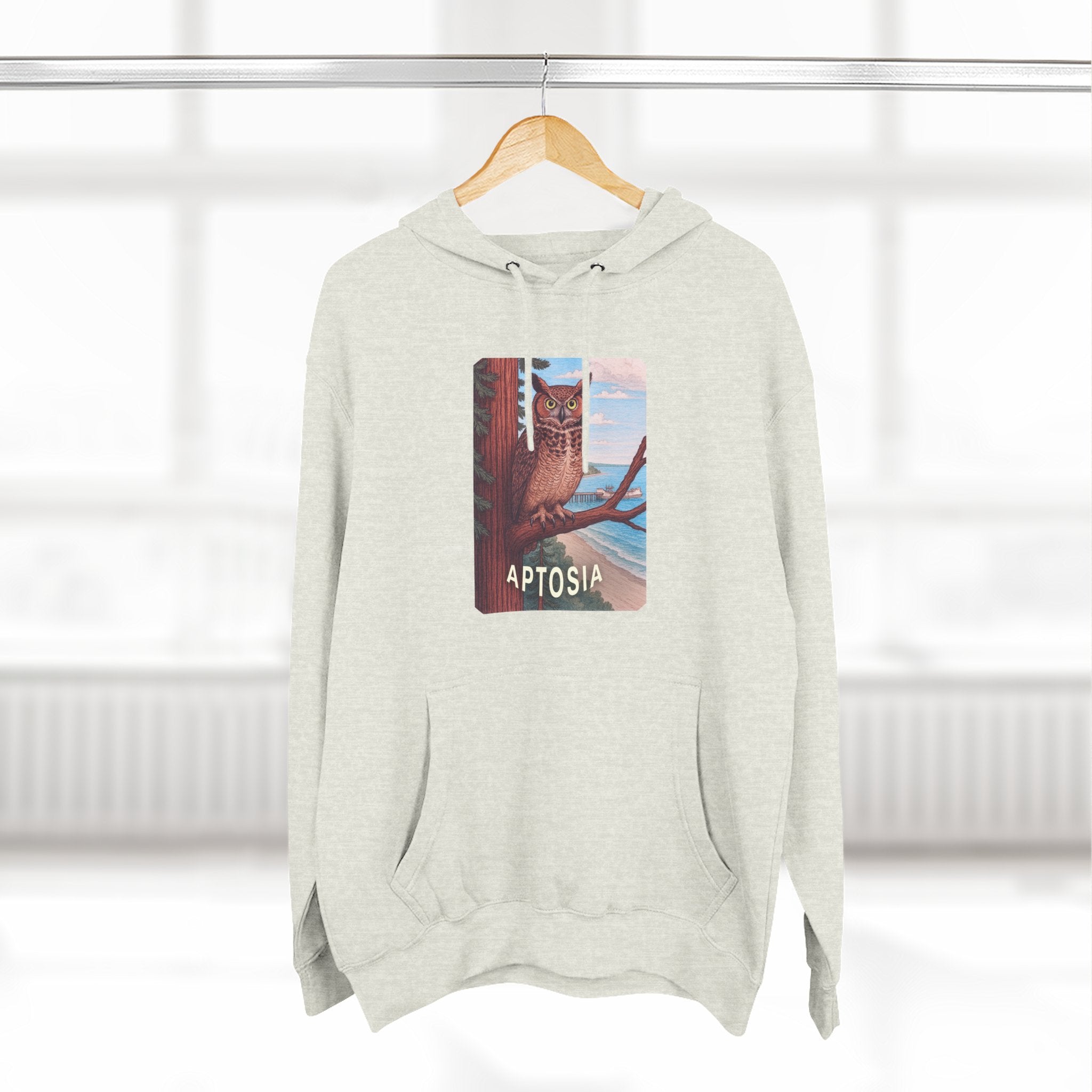 Aptos California Aptosia Unisex - Pull-Over Cotton Blend Fleece Hoodie