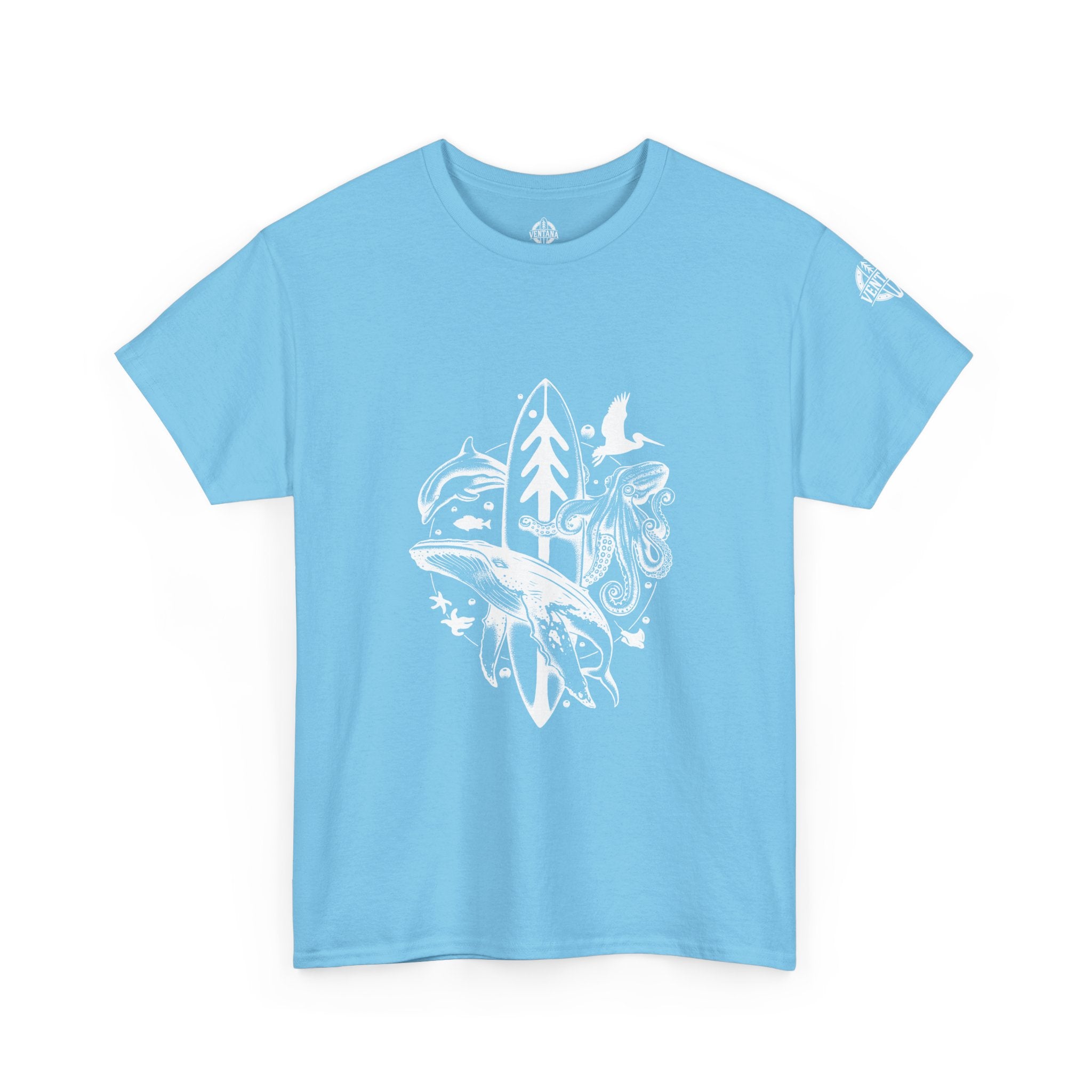 Ventana Monterey Bay by Thiago Bianchini - U.S. Cotton T-Shirt