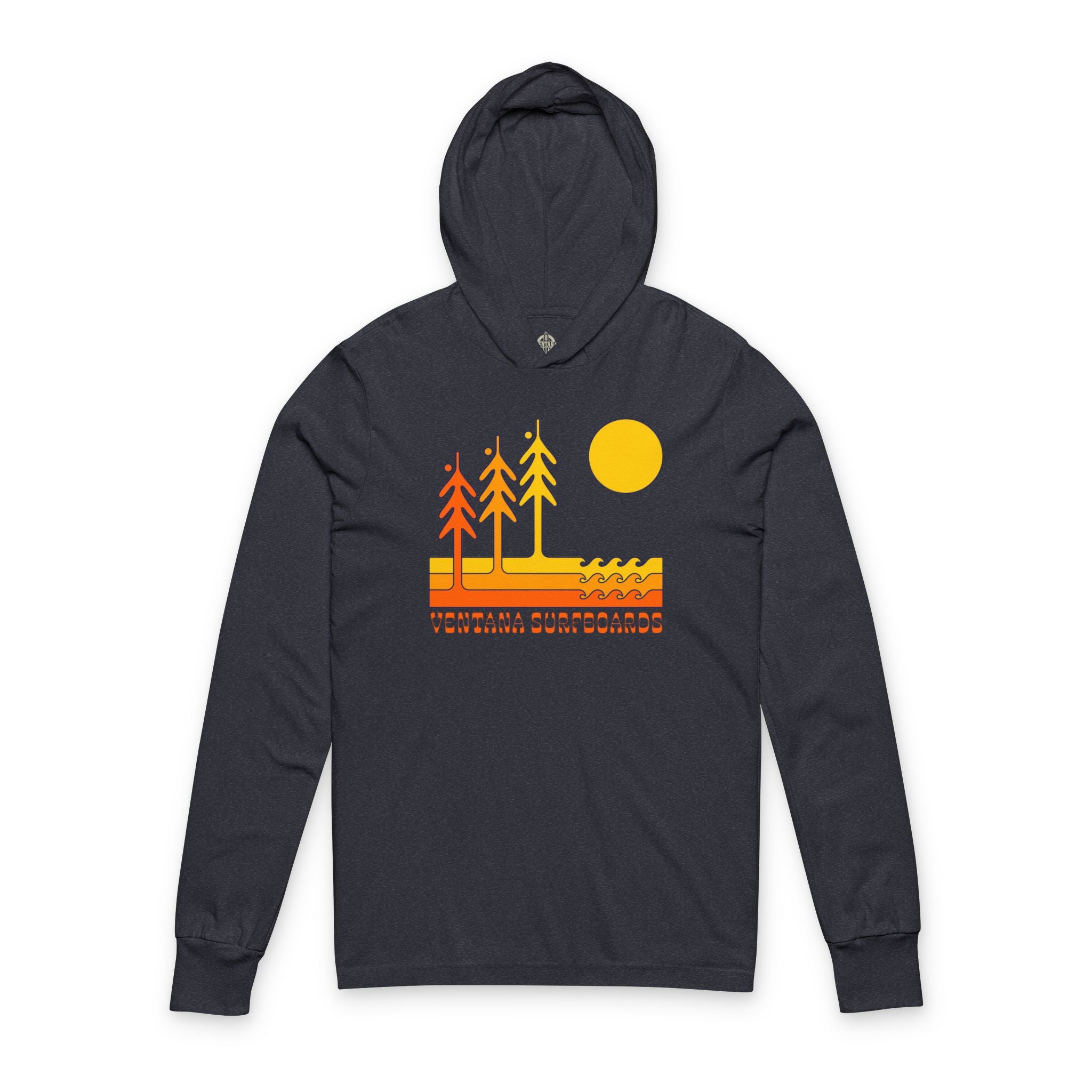 Ventana Circa 78 Unisex - Cotton Long Sleeve Hooded T-Shirt