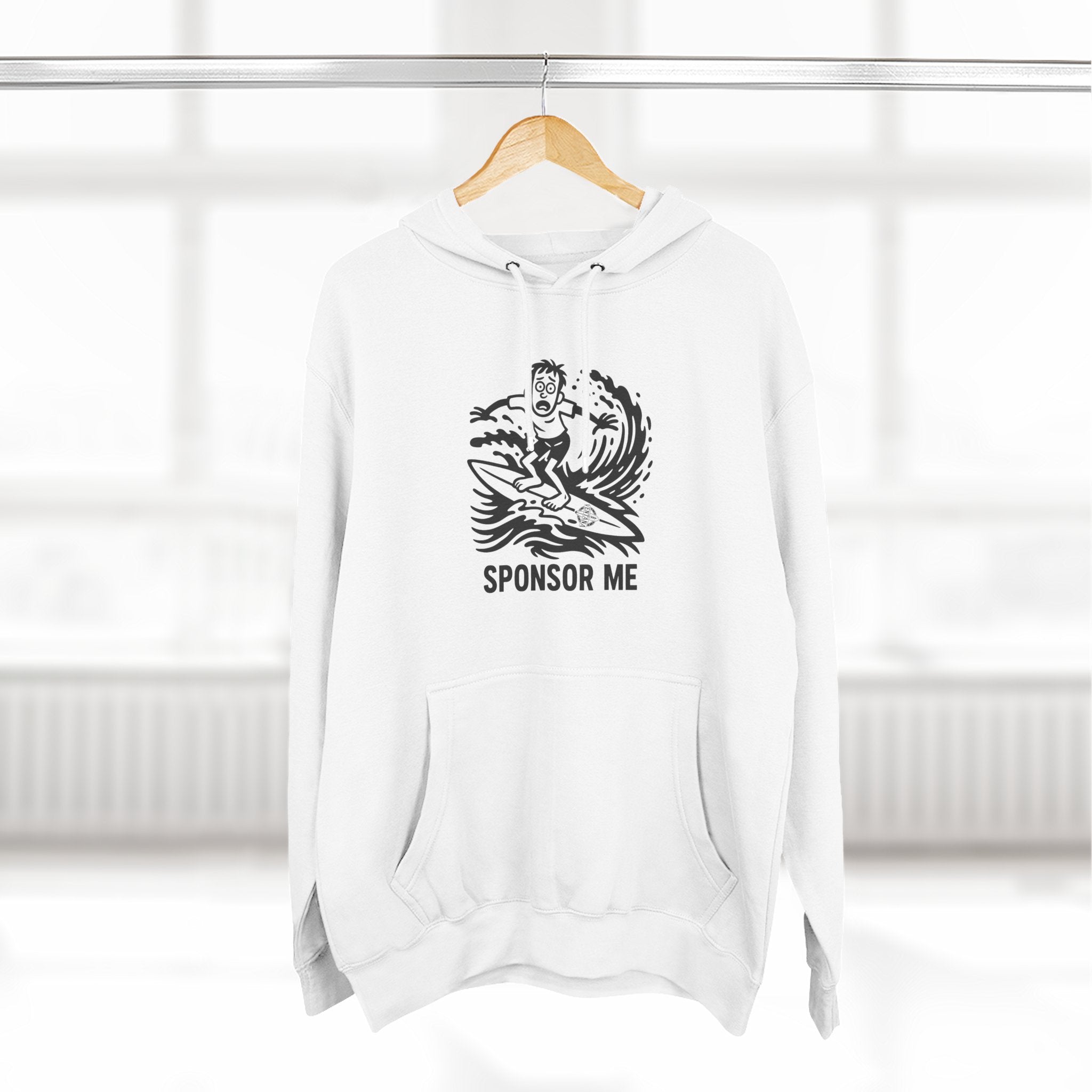 Sponsor Me Unisex - Pull-Over Cotton Blend Fleece Hoodie