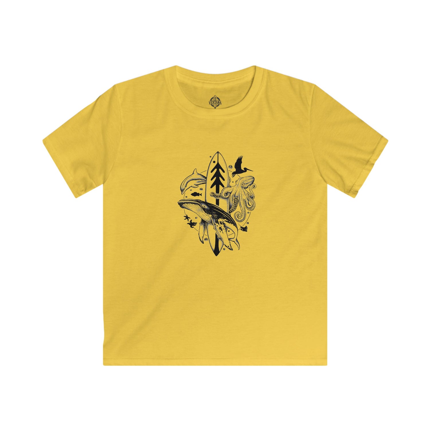 Ventana Monterey Bay by Thiago Bianchini Kids - Soft Style U.S. Cotton T-Shirt