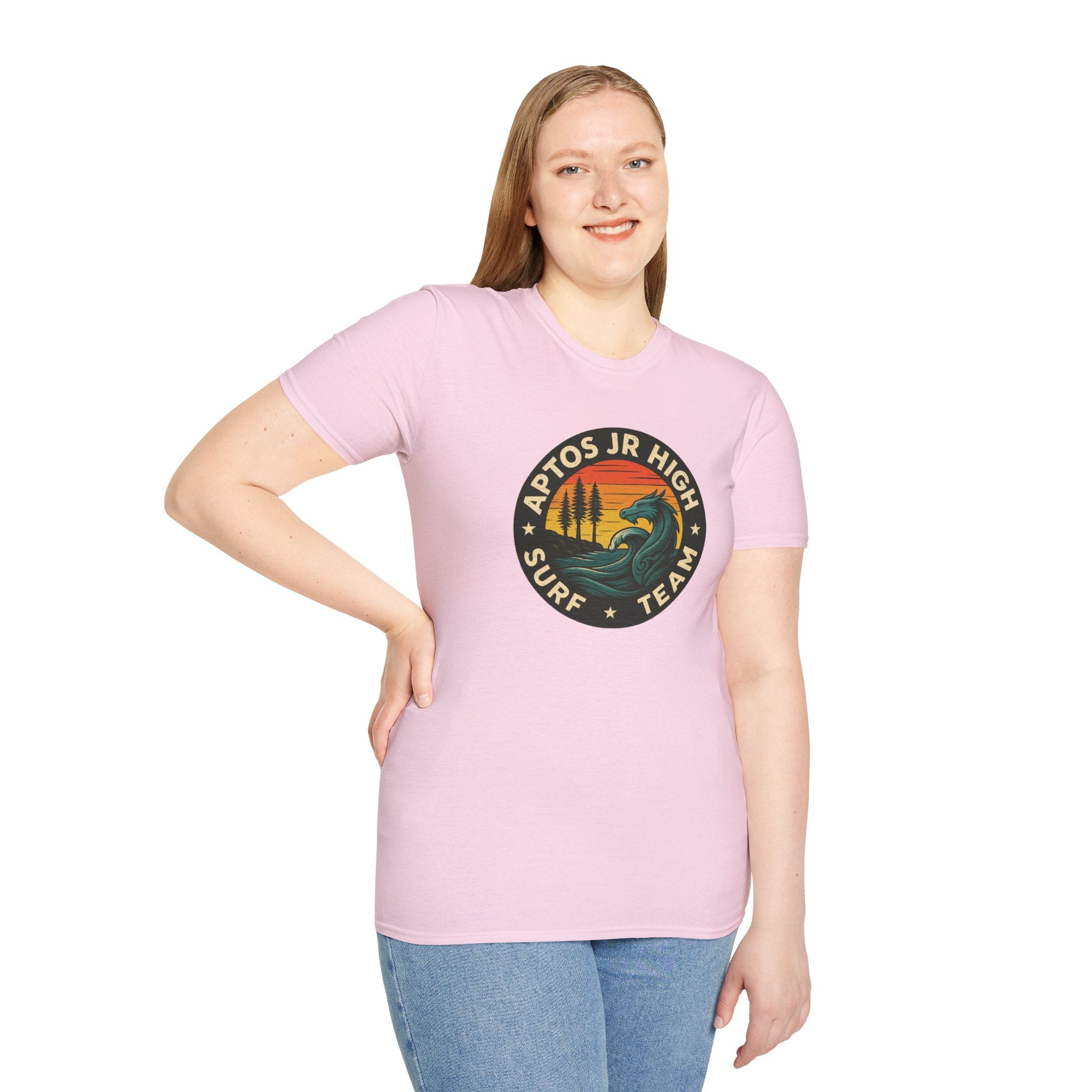 Aptos Junior High Surf Team Unisex - U.S. Cotton T-Shirt