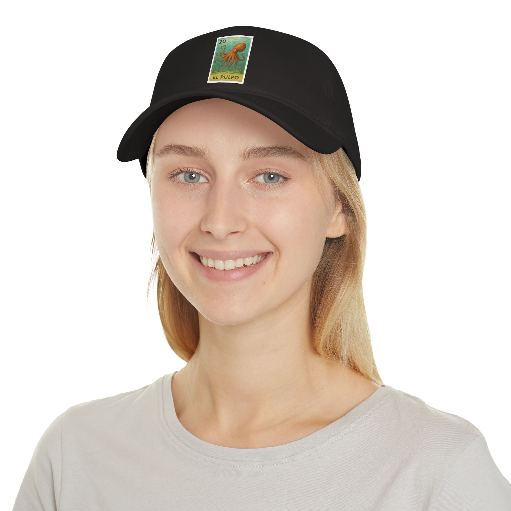 Octopus Lotería Unisex - 100% Cotton Baseball Cap (El Pulpo)
