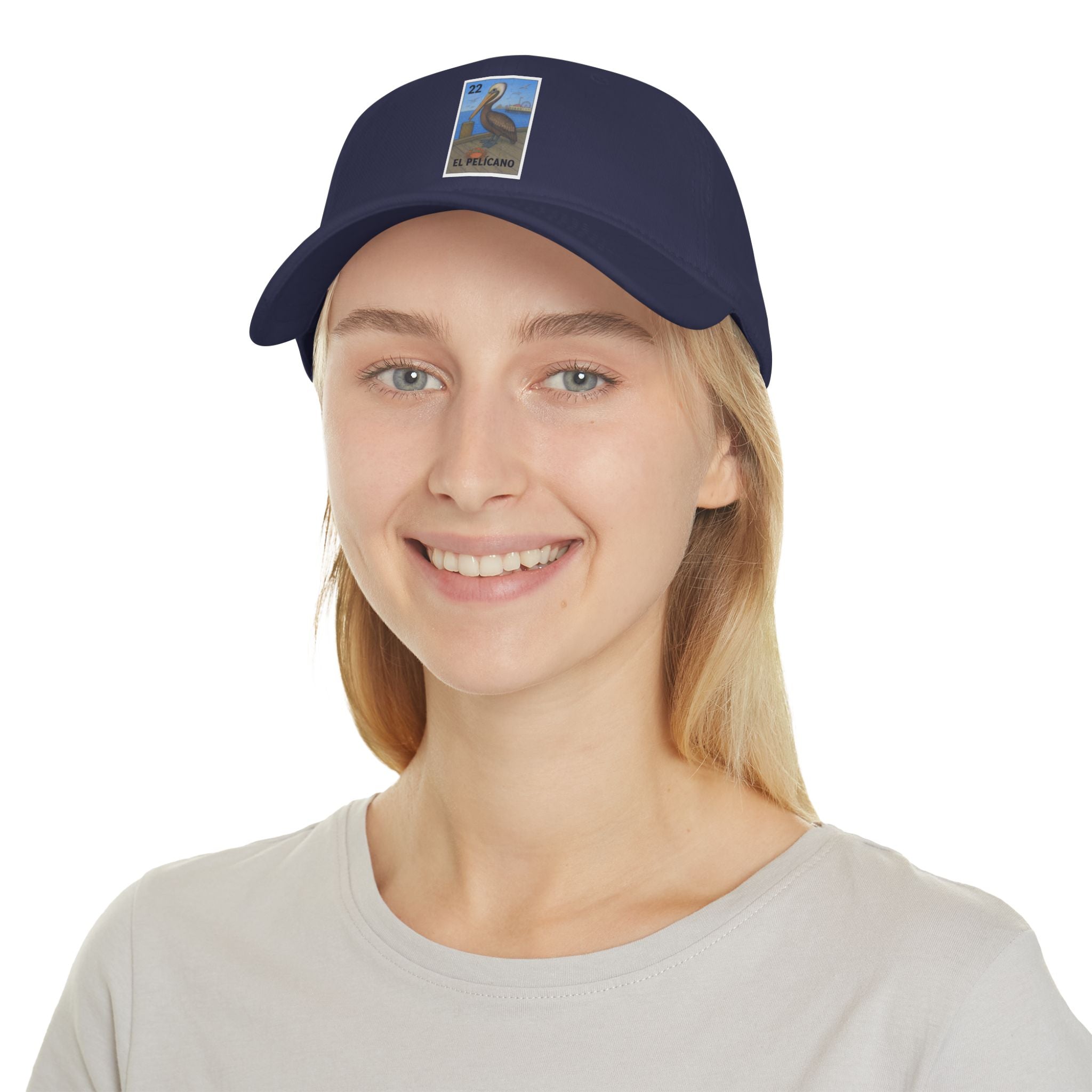 Pelican Lotería Unisex - 100% Cotton Baseball Cap (El Pelícano)
