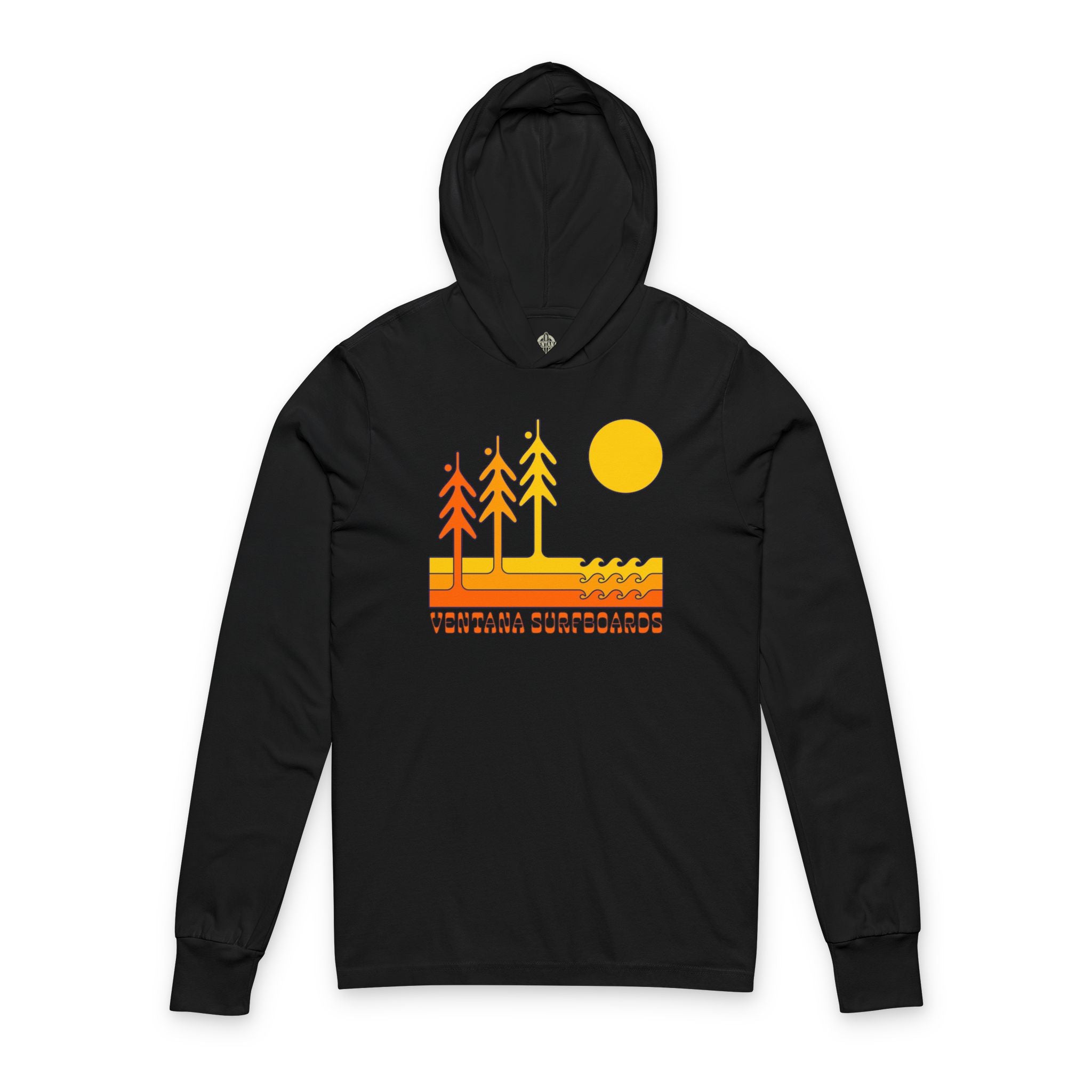 Ventana Circa 78 Unisex - Cotton Long Sleeve Hooded T-Shirt