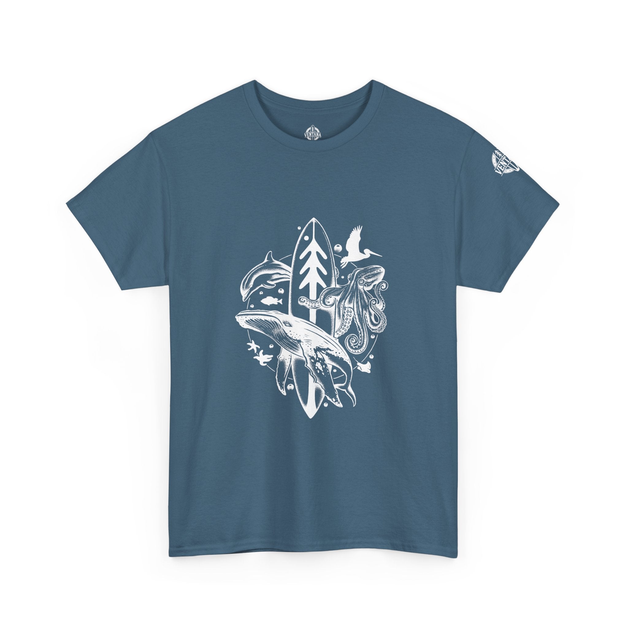 Ventana Monterey Bay by Thiago Bianchini - U.S. Cotton T-Shirt