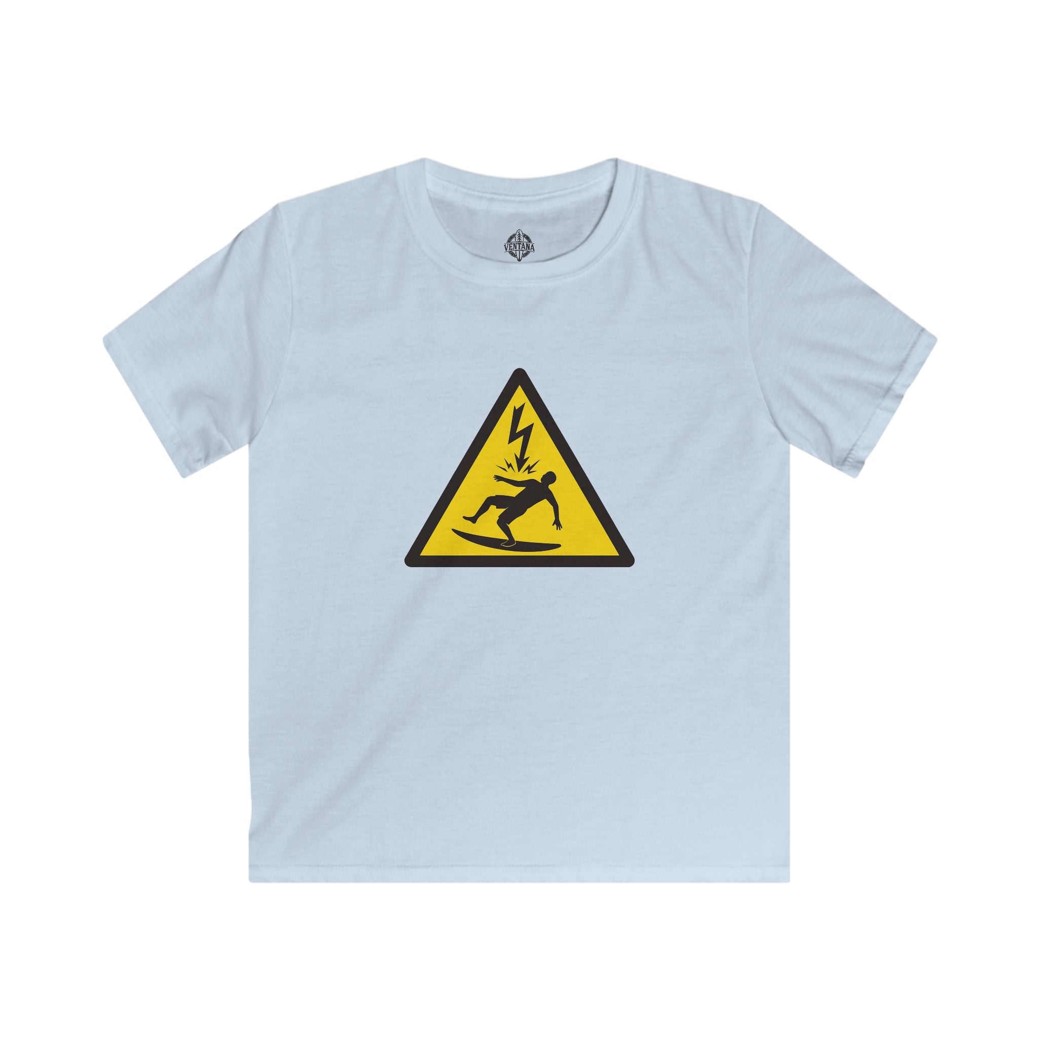 Electric Surfer Kids - Soft Style U.S. Cotton T-Shirt