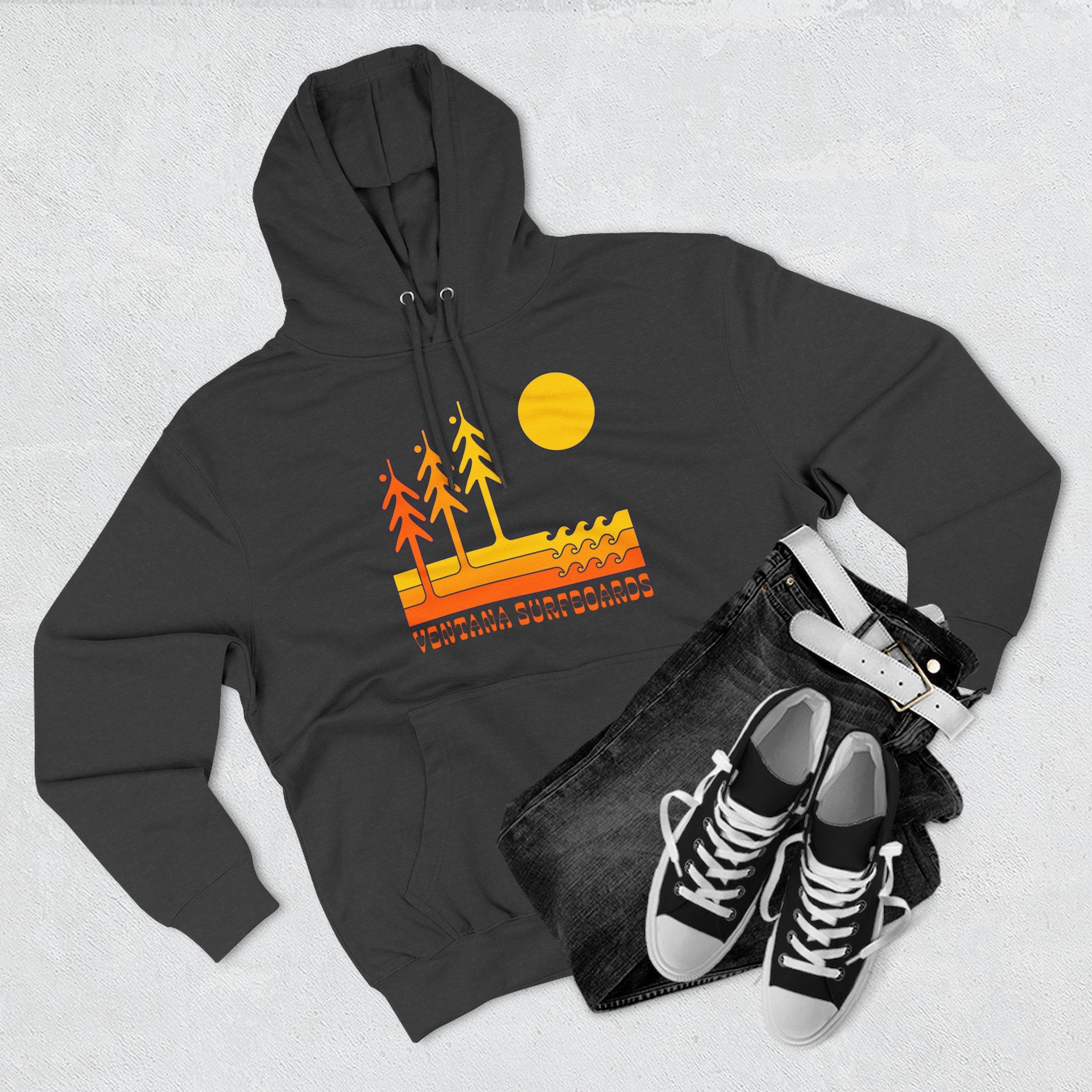 Ventana Circa 78 Unisex - Pull-Over Cotton Blend Fleece Hoodie
