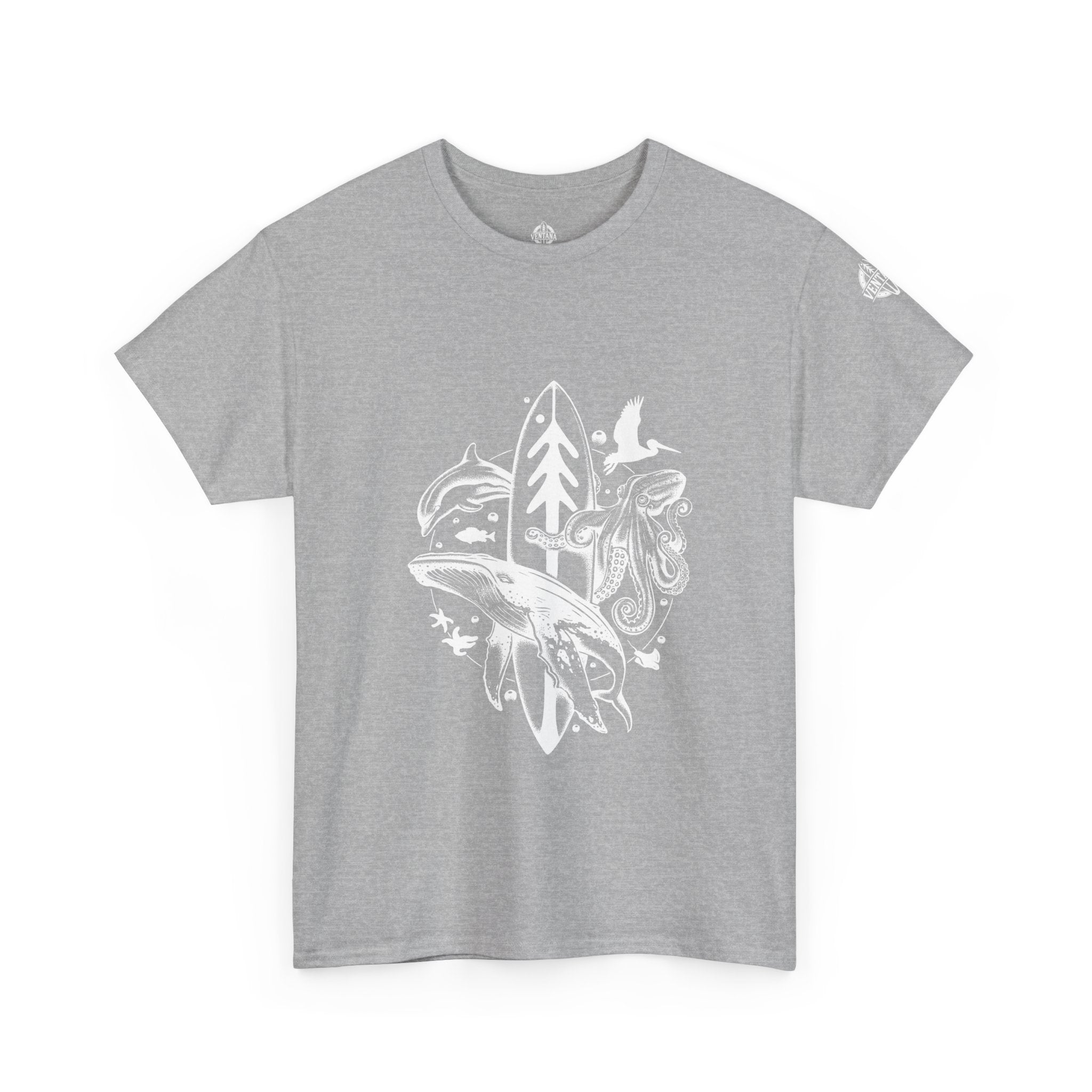 Ventana Monterey Bay by Thiago Bianchini - U.S. Cotton T-Shirt