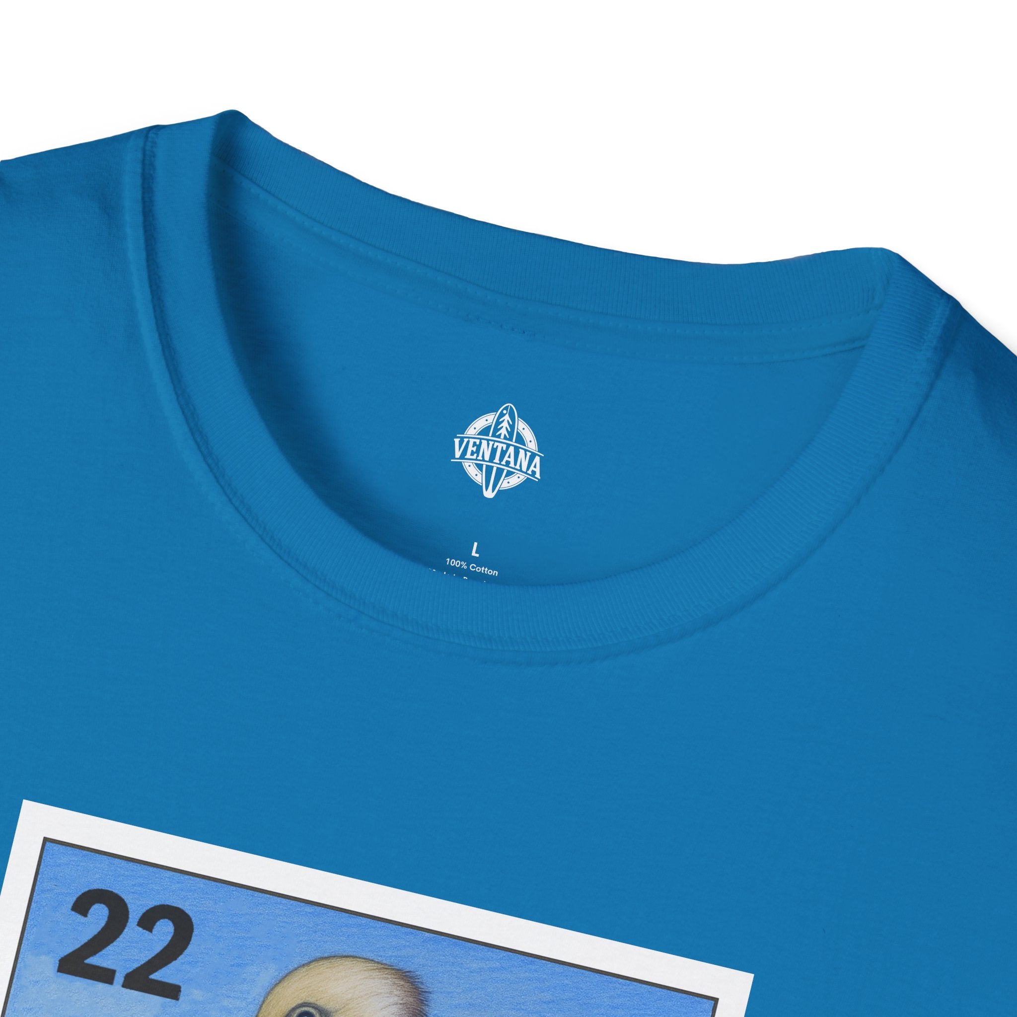 Pelican Lotería Unisex - Soft Style U.S. Cotton T-Shirt (El Pelícano)