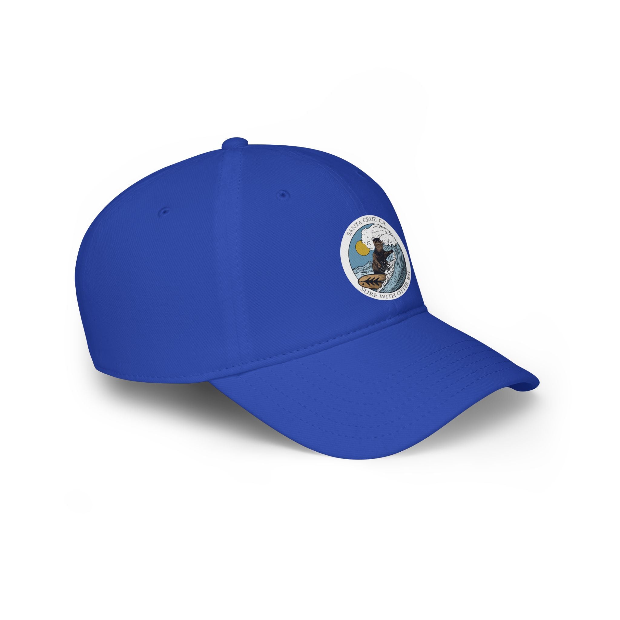 Surf with Otter 841 by Thiago Bianchini - 100% Cotton Baseball Cap