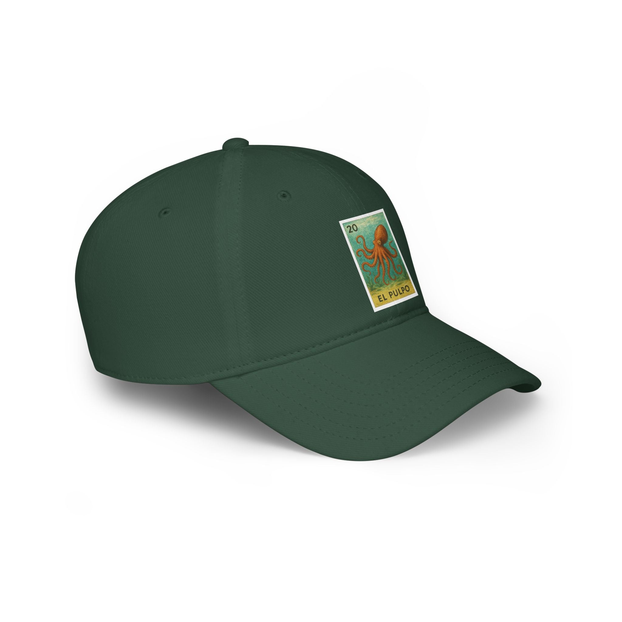 Octopus Lotería Unisex - 100% Cotton Baseball Cap (El Pulpo)
