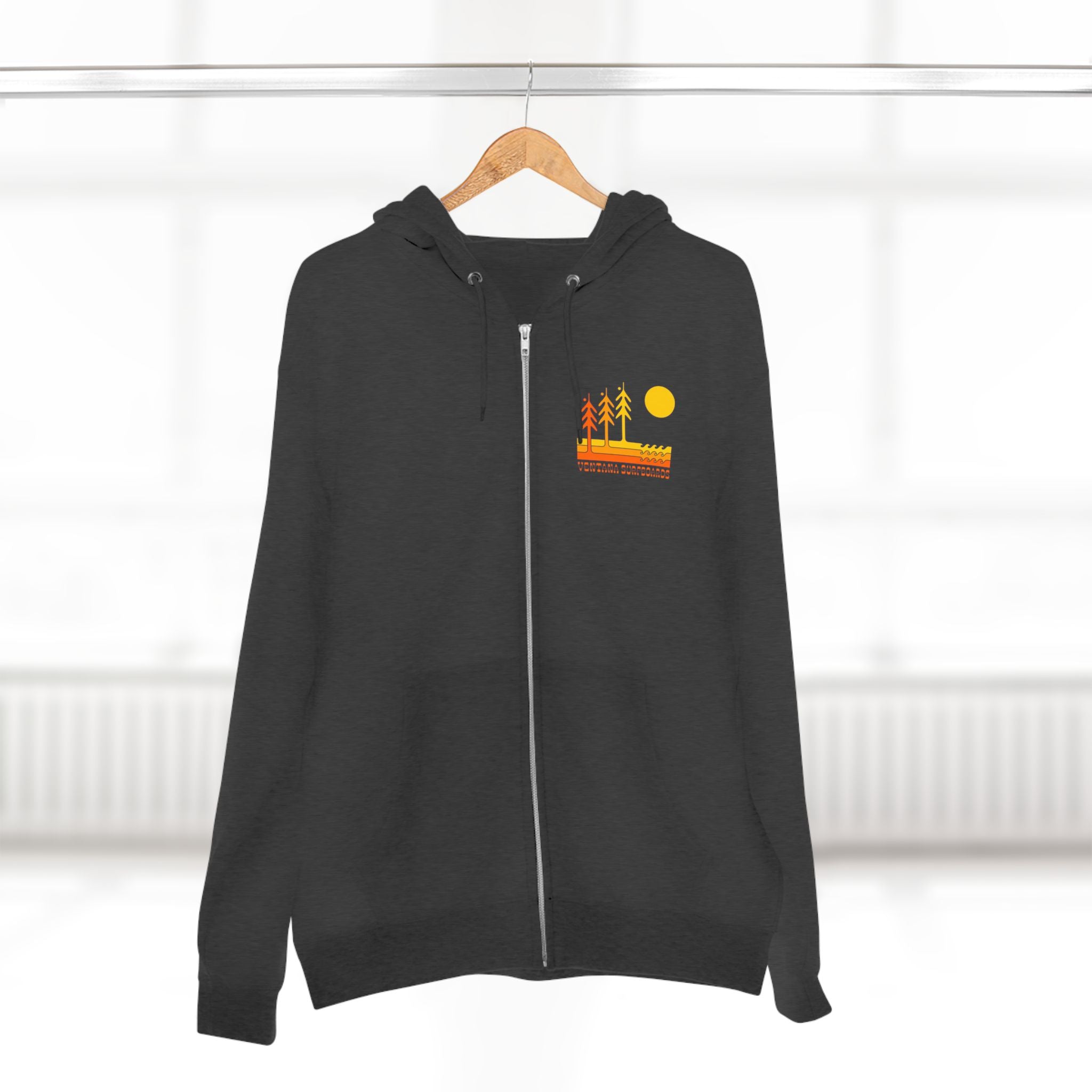 Ventana Circa 78 Unisex - Zip Cotton Blend Fleece Hoodie