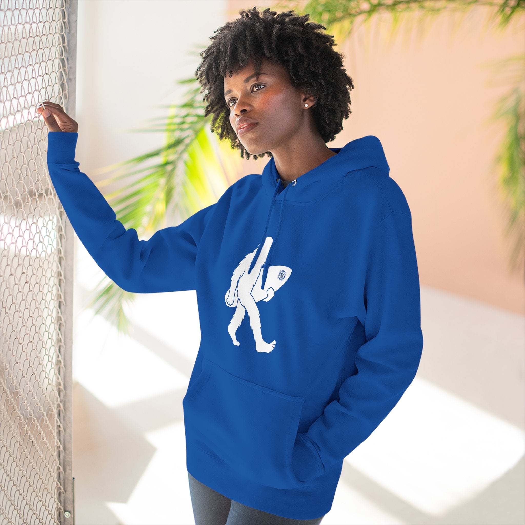 Ventana Surfsquatch Unisex - Pull-Over Cotton Blend Fleece Hoodie