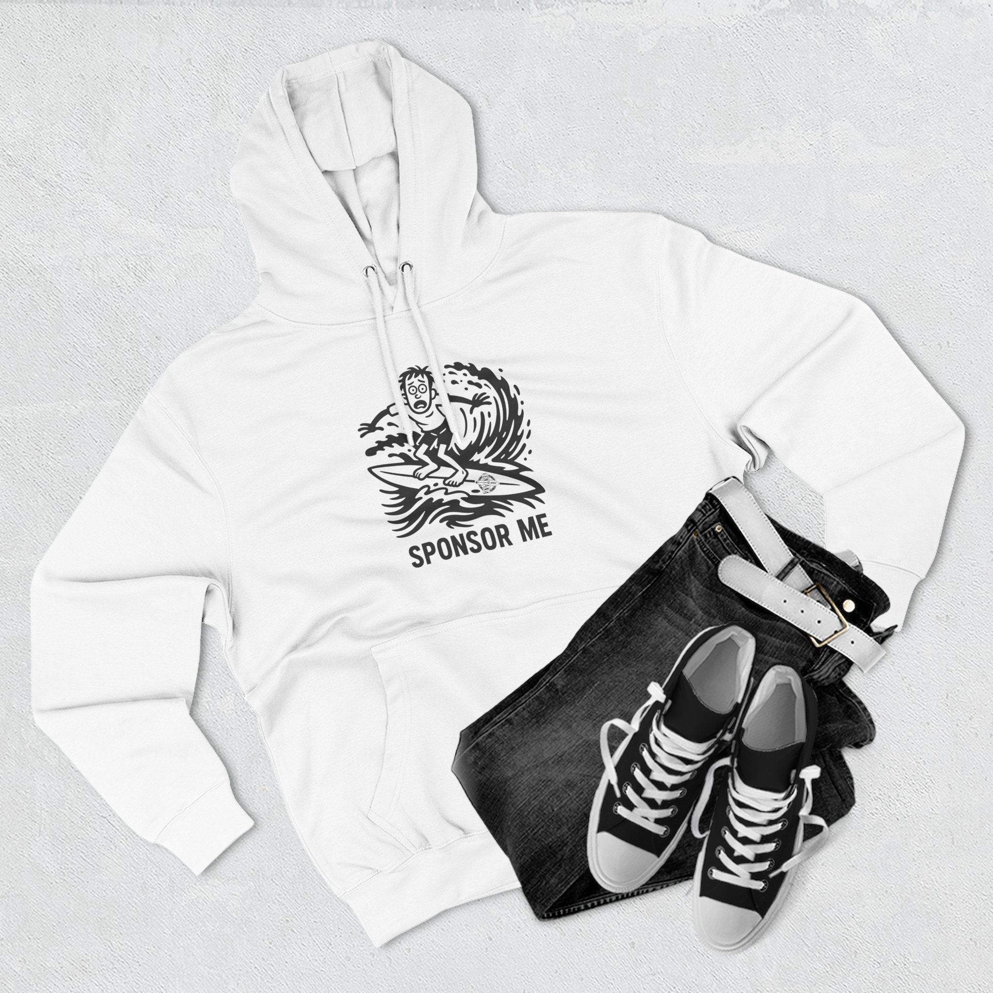 Sponsor Me Unisex - Pull-Over Cotton Blend Fleece Hoodie