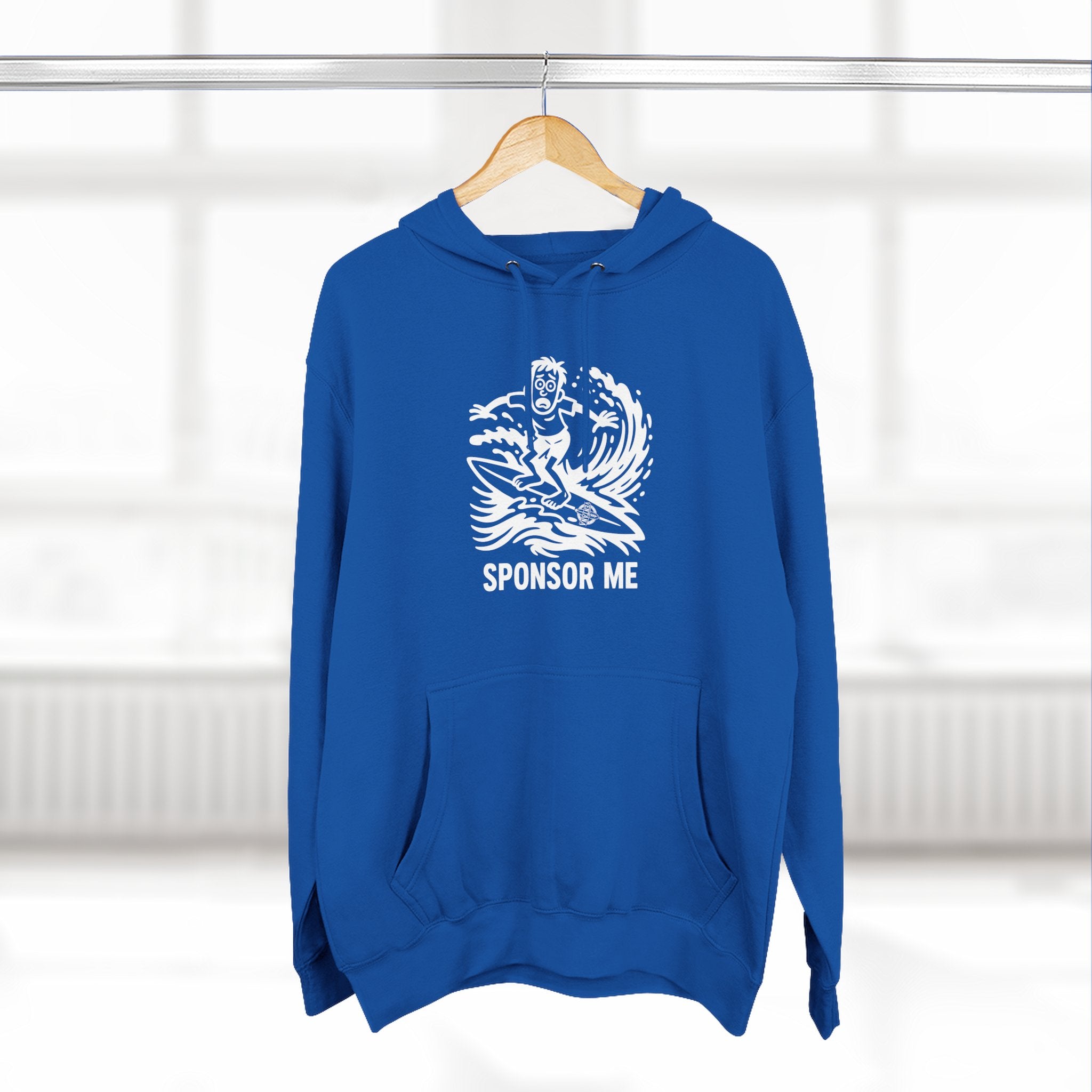 Sponsor Me Unisex - Pull-Over Cotton Blend Fleece Hoodie