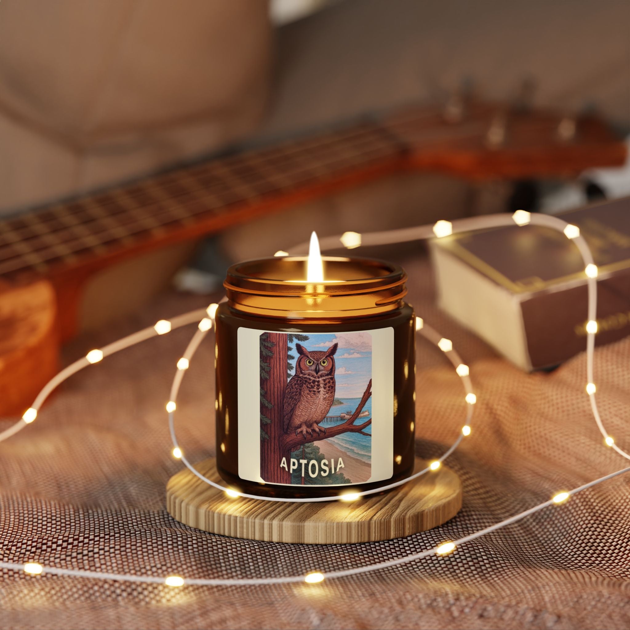 Aptos California Aptosia Owl - Scented Soy Candle