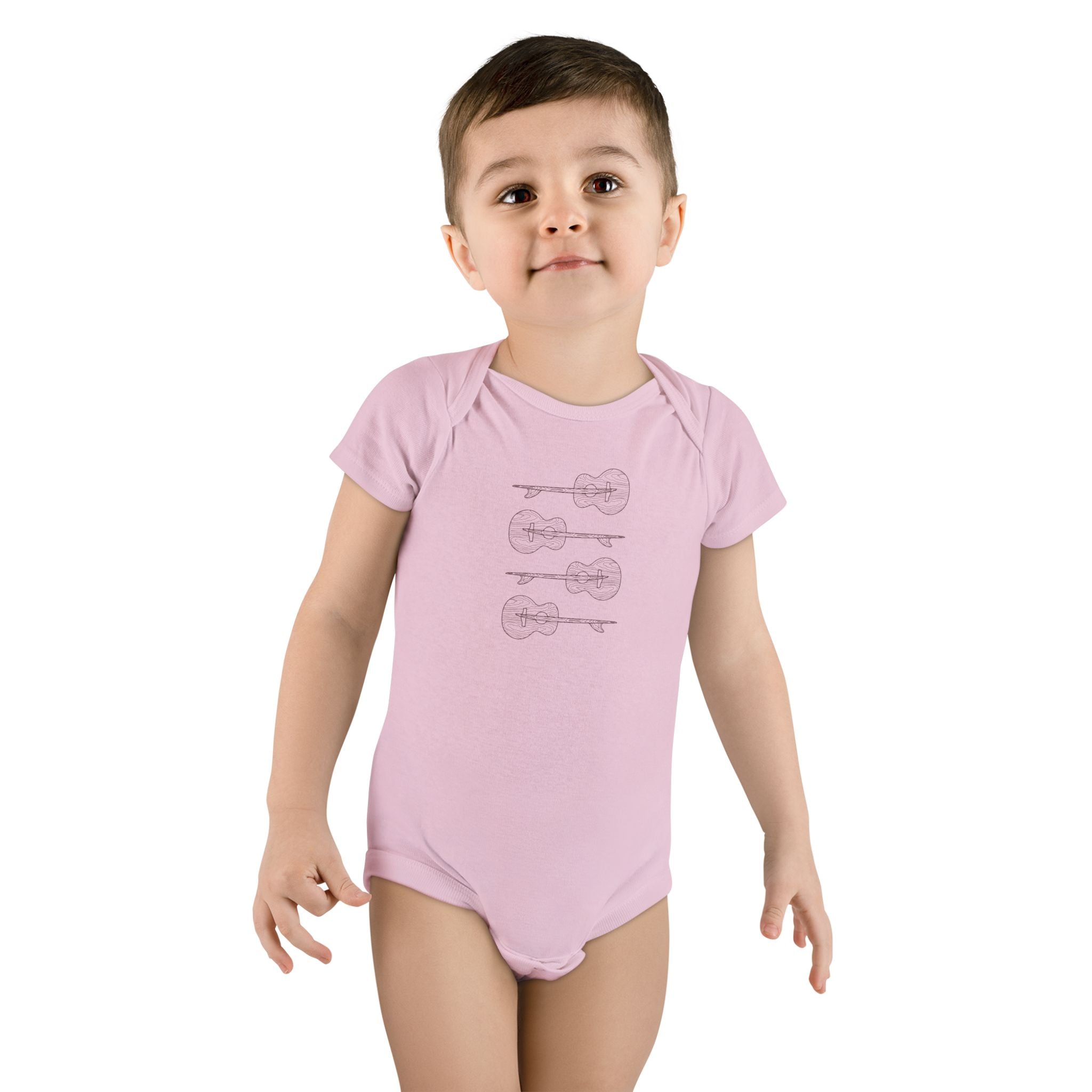 Ventana Santa Cruz Guitar Collab - Baby Short Sleeve 100% Cotton Onesie