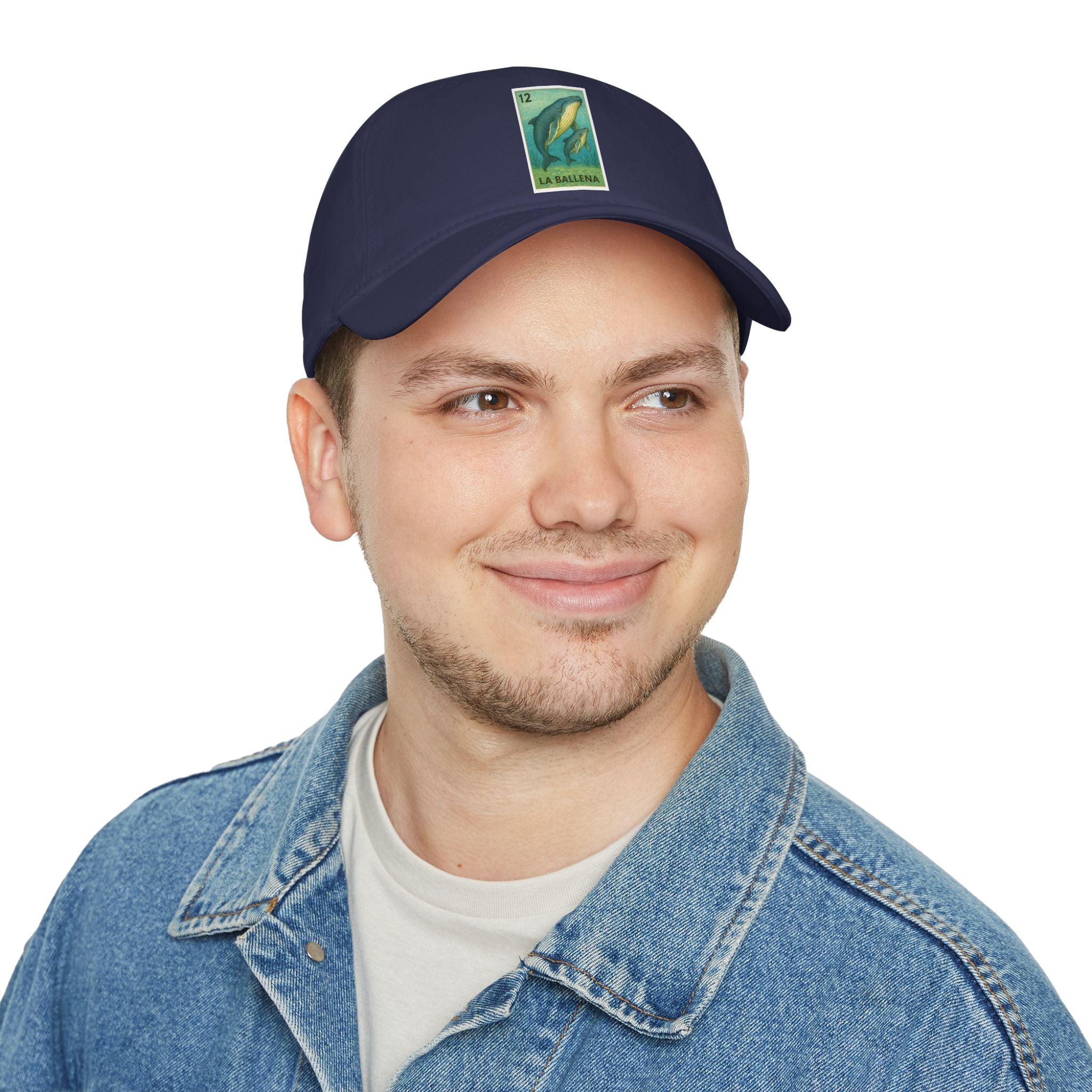 Whale Lotería Unisex - 100% Cotton Baseball Cap (La Ballena)