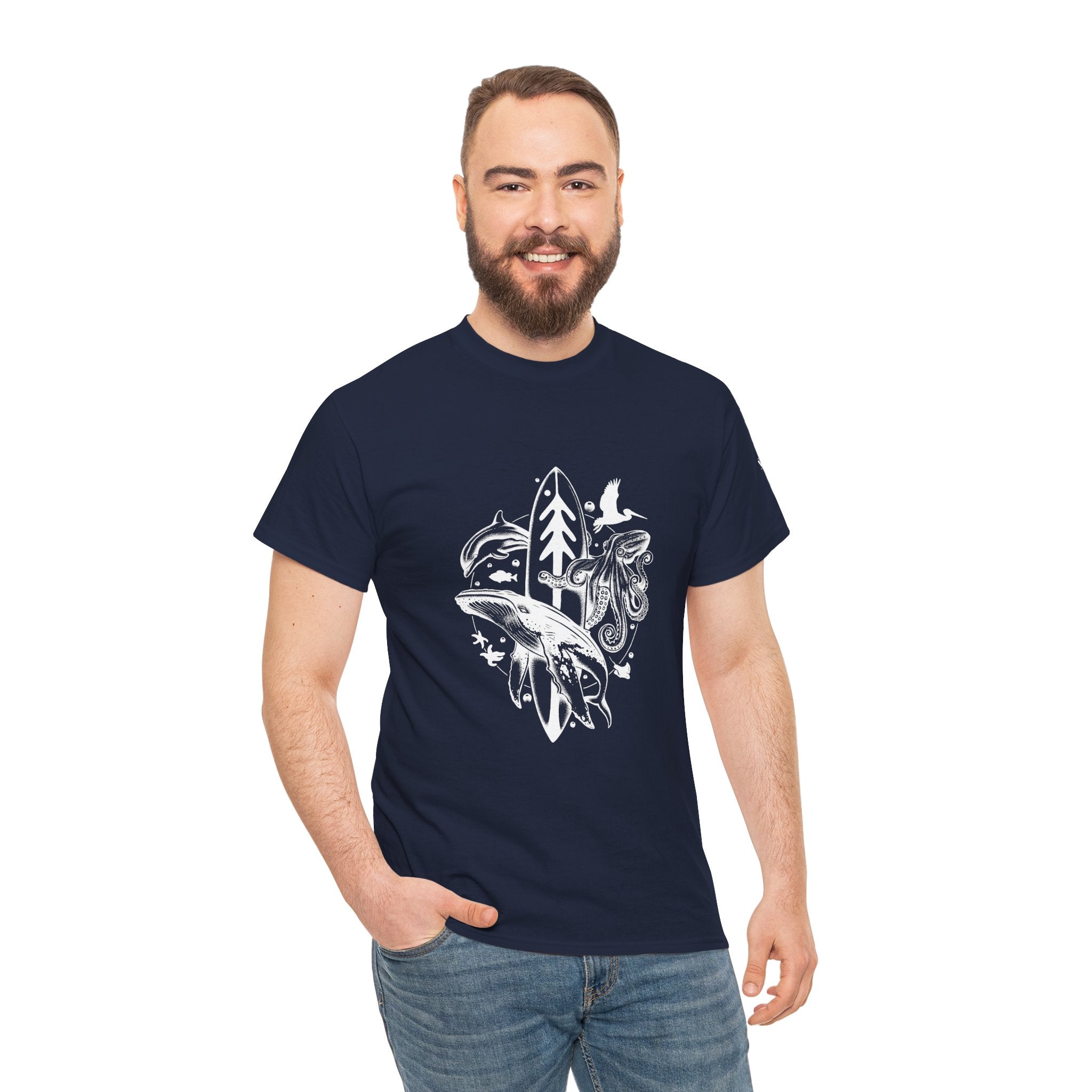 Ventana Monterey Bay by Thiago Bianchini - U.S. Cotton T-Shirt