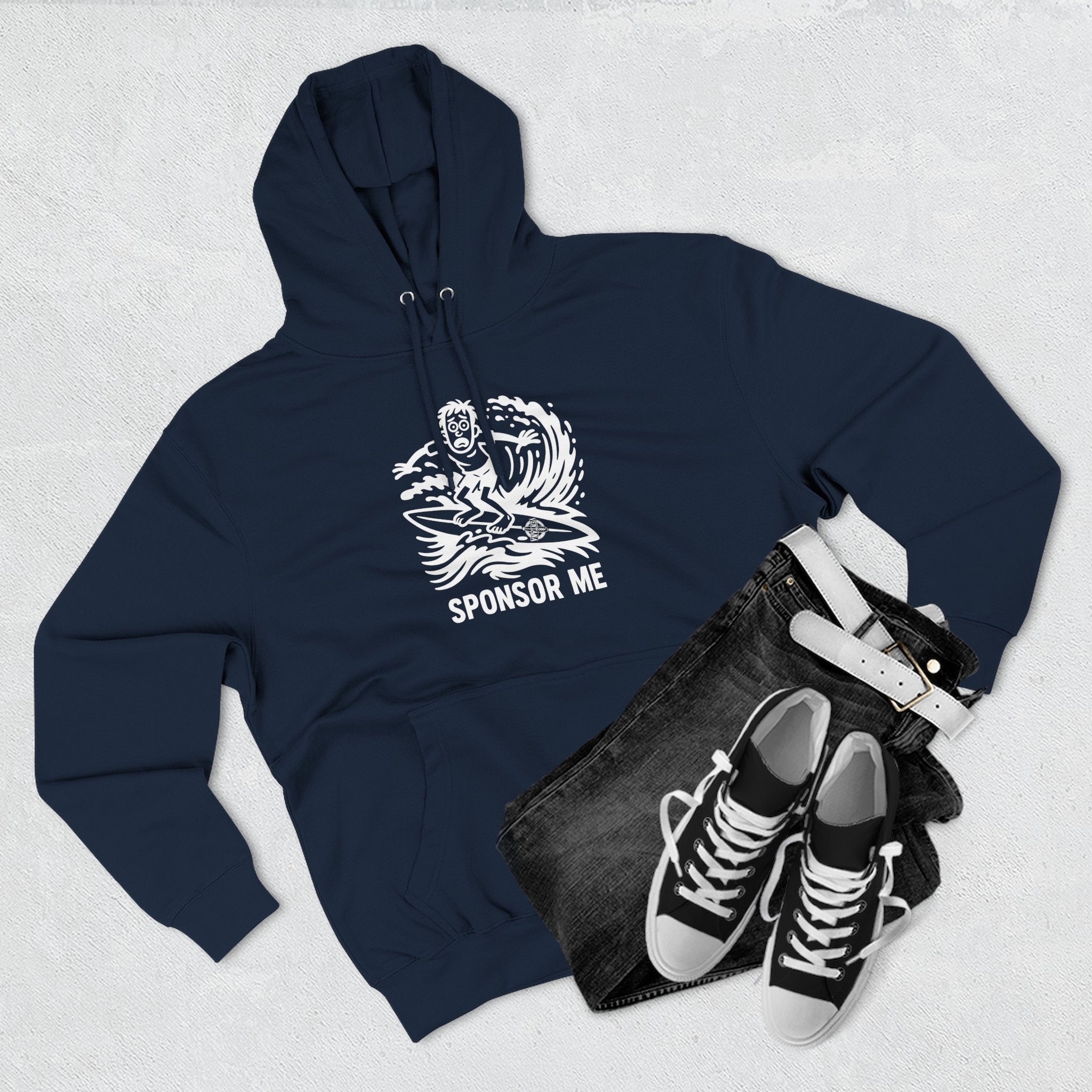 Sponsor Me Unisex - Pull-Over Cotton Blend Fleece Hoodie