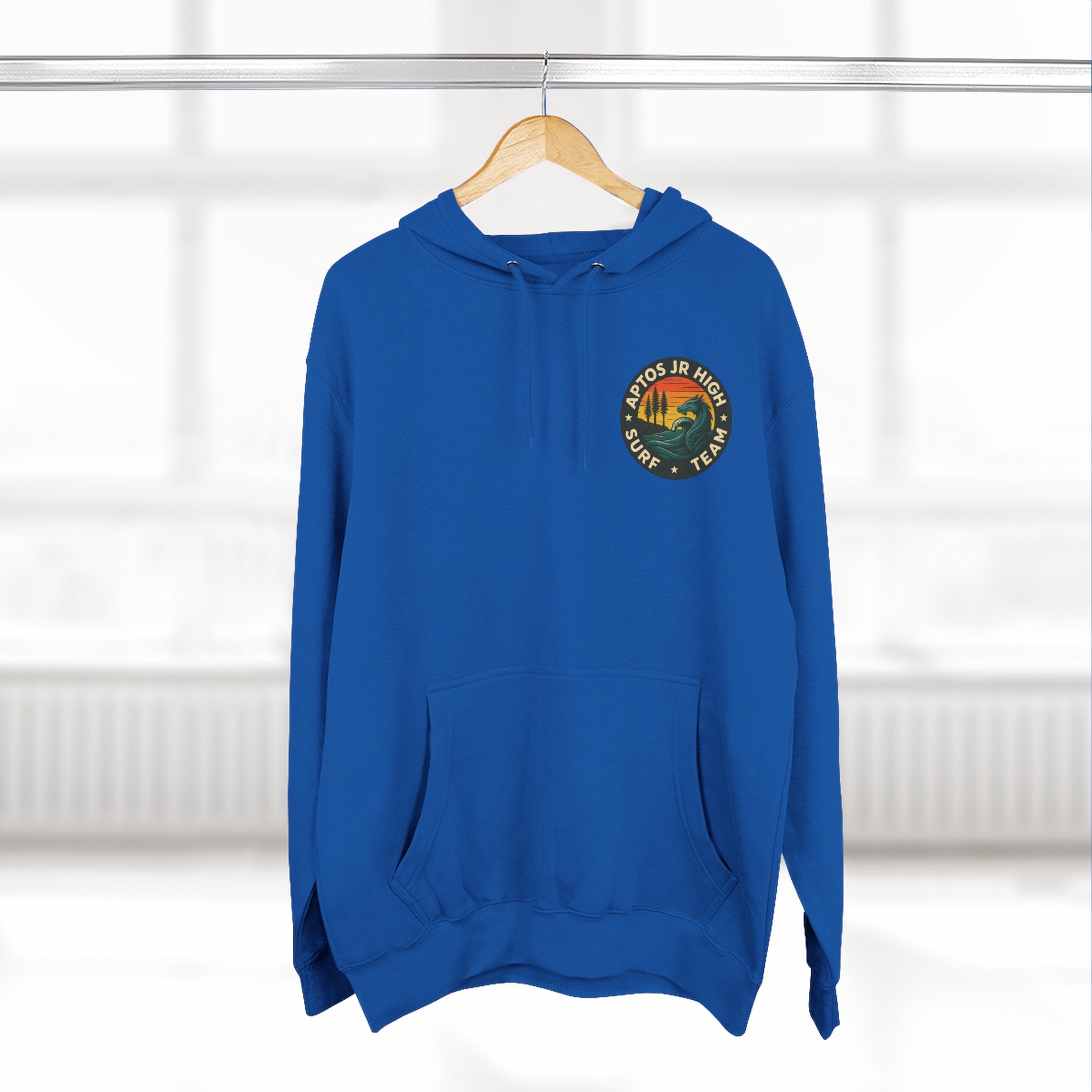 Aptos Junior High Surf Team Unisex - Pull-Over Cotton Blend Fleece Hoodie