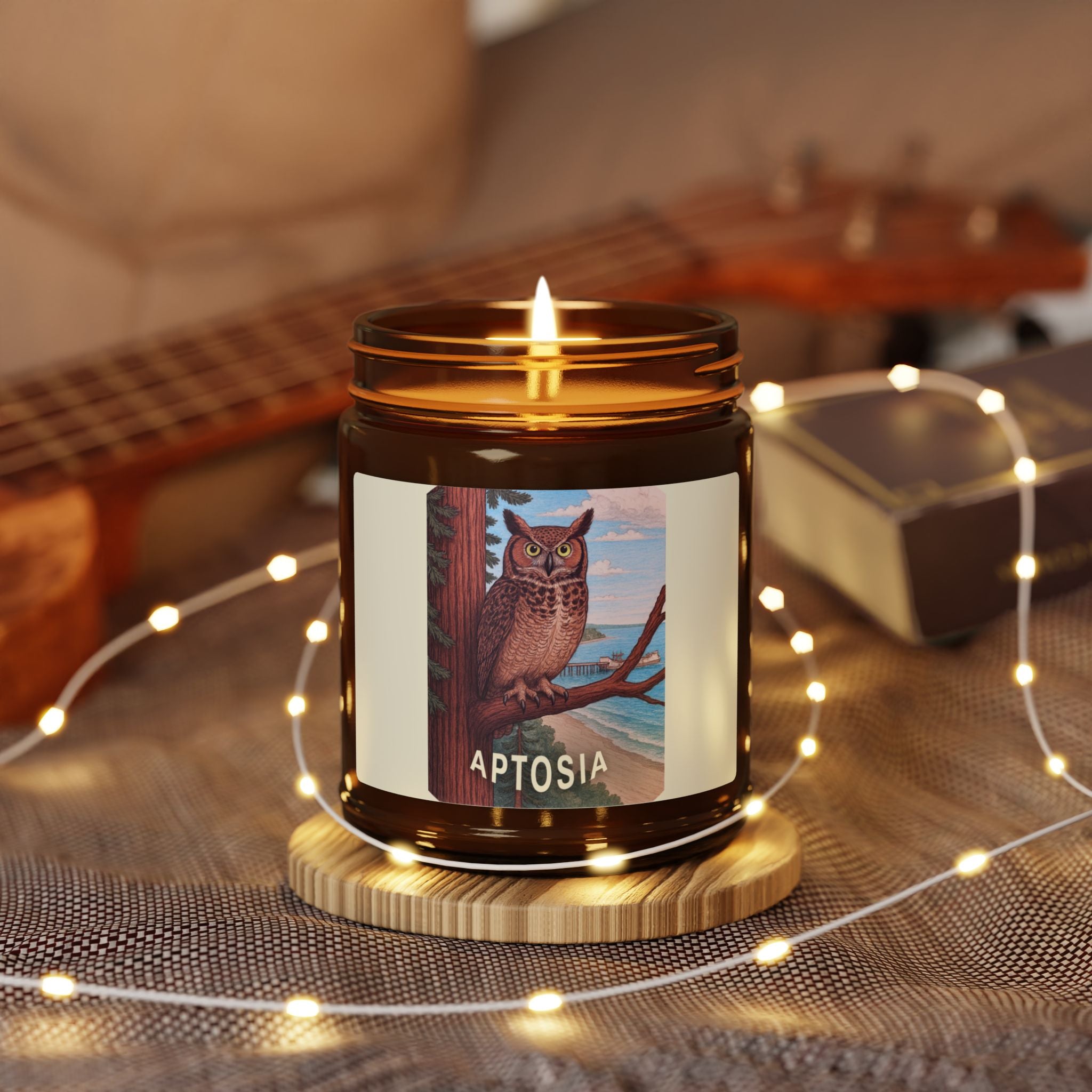 Aptos California Aptosia Owl - Scented Soy Candle