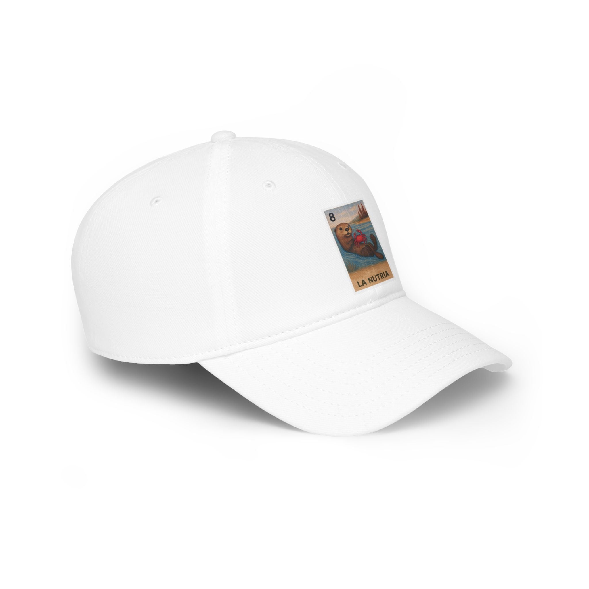 Sea Otter Lotería Unisex - 100% Cotton Baseball Cap (La Nutria)