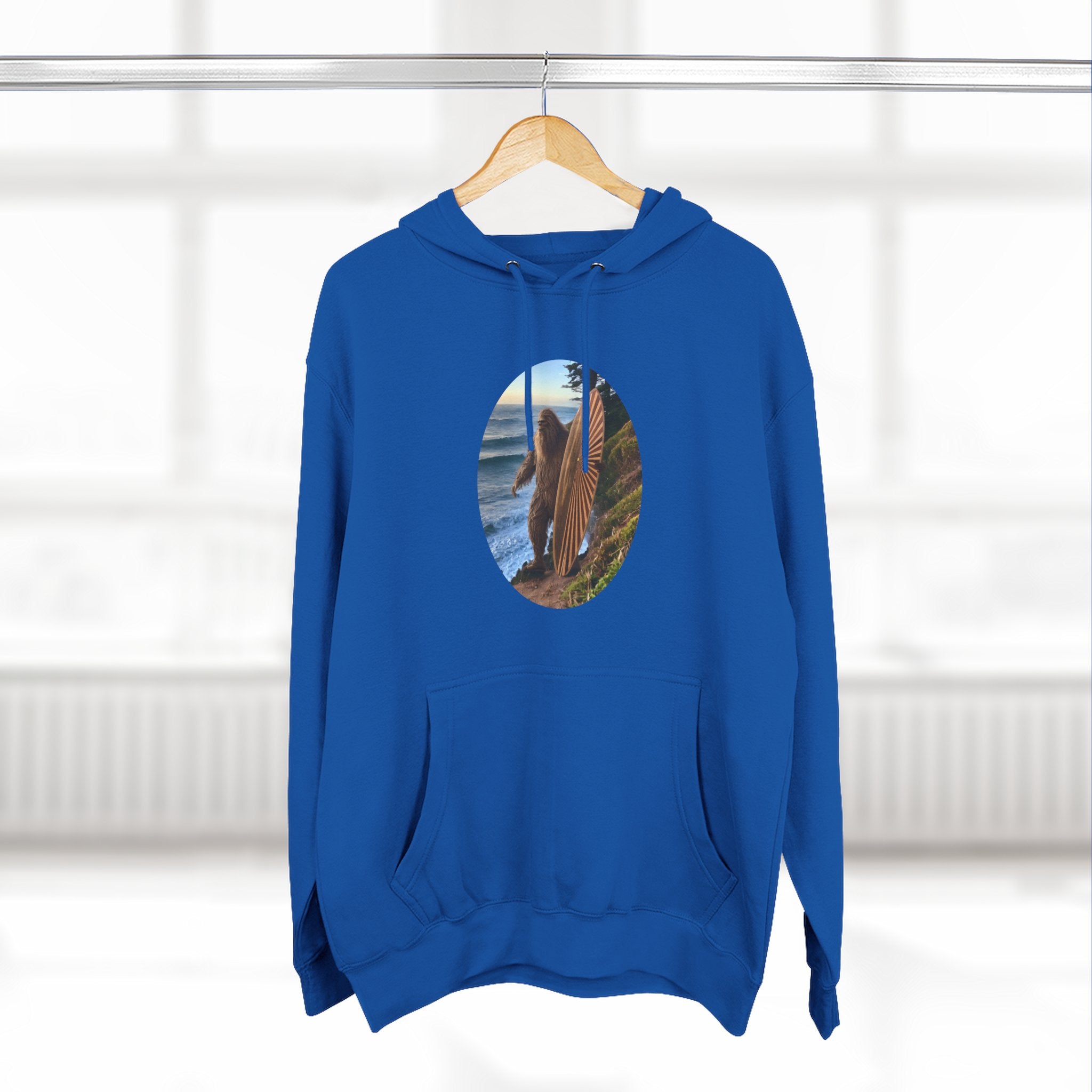Ventana Real Surfsquatch Unisex - Pull-Over Cotton Blend Fleece Hoodie