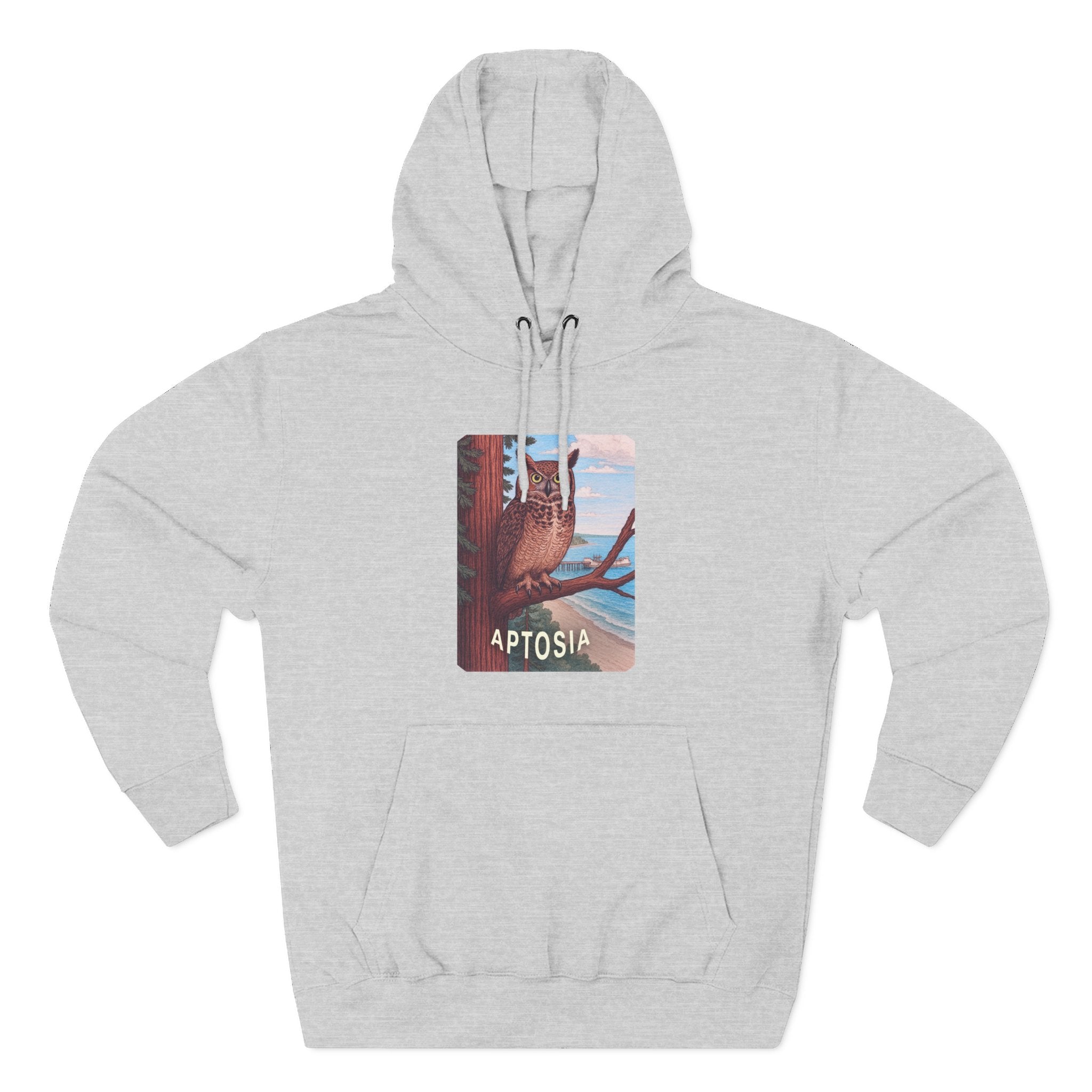 Aptos California Aptosia Unisex - Pull-Over Cotton Blend Fleece Hoodie
