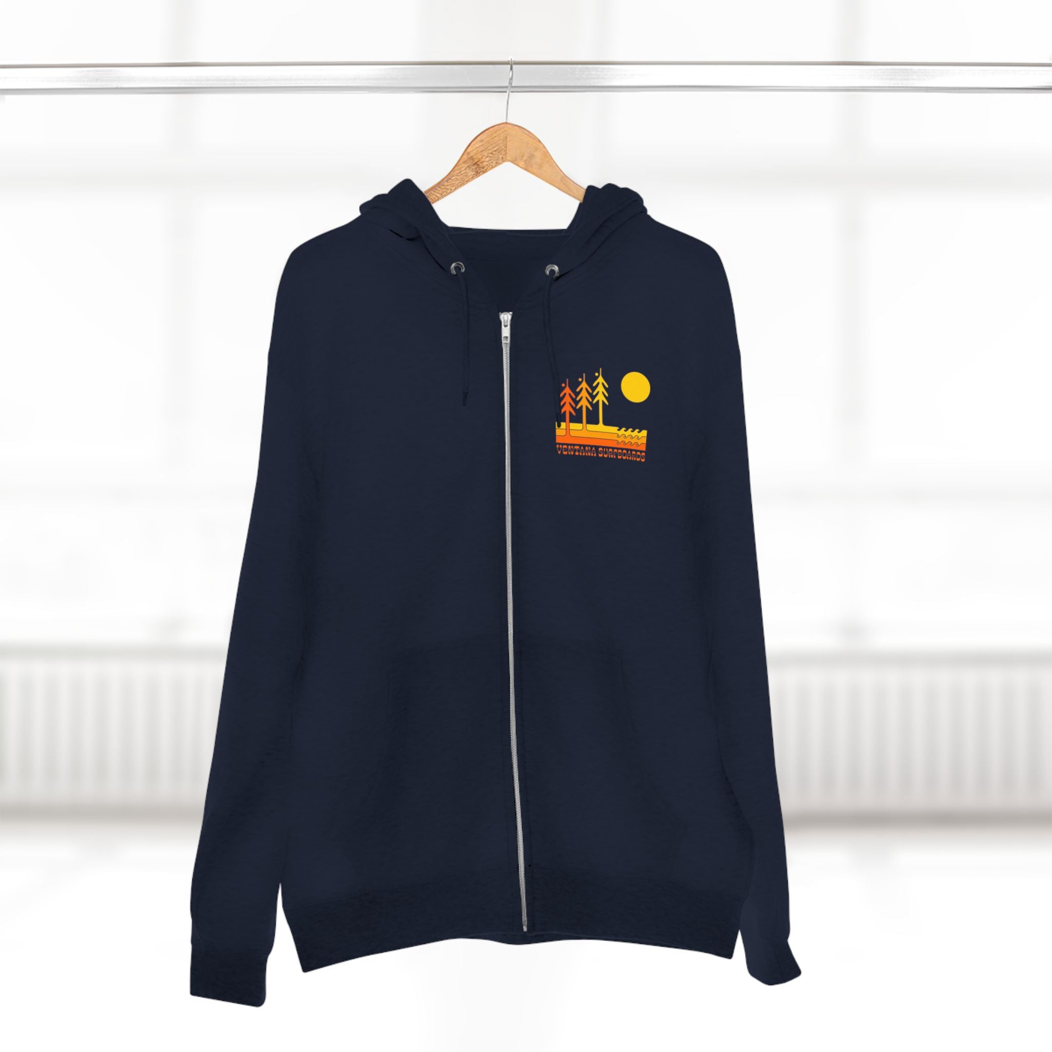 Ventana Circa 78 Unisex - Zip Cotton Blend Fleece Hoodie